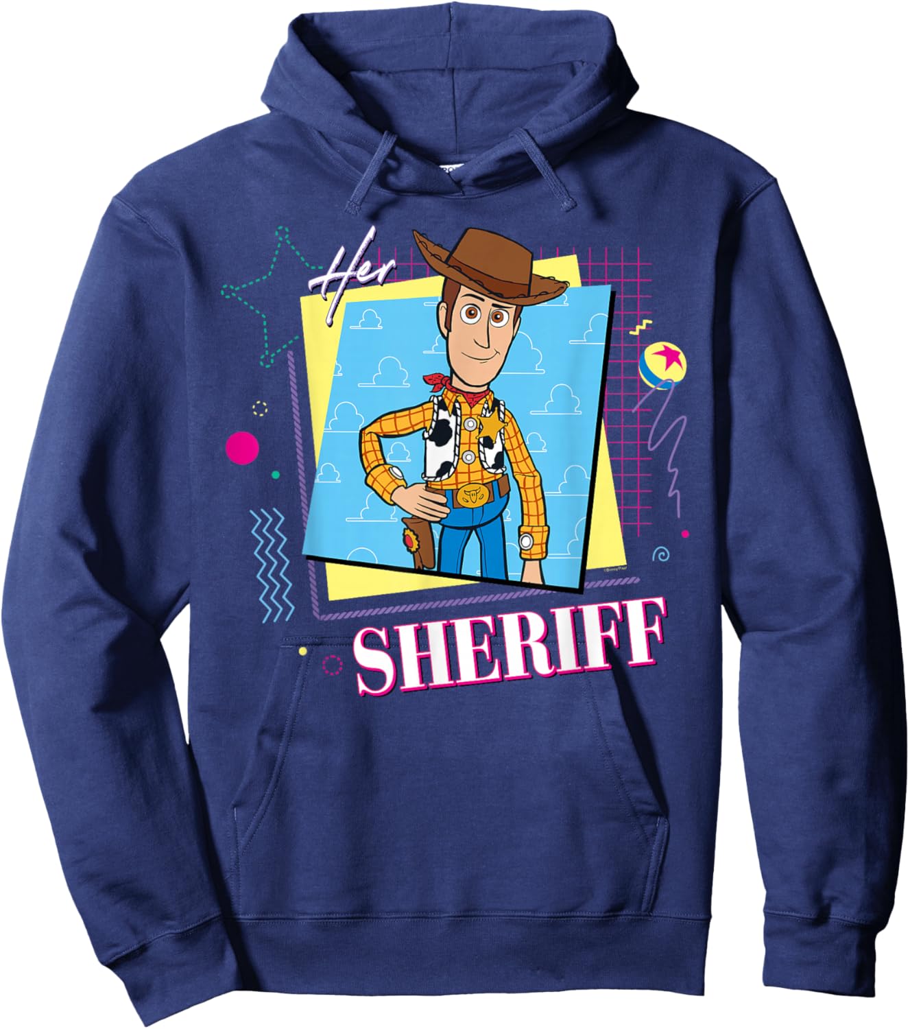 Disney and Pixar’s Toy Story Couples Matching Her Sheriff Hoodie - Hoodie | Navy