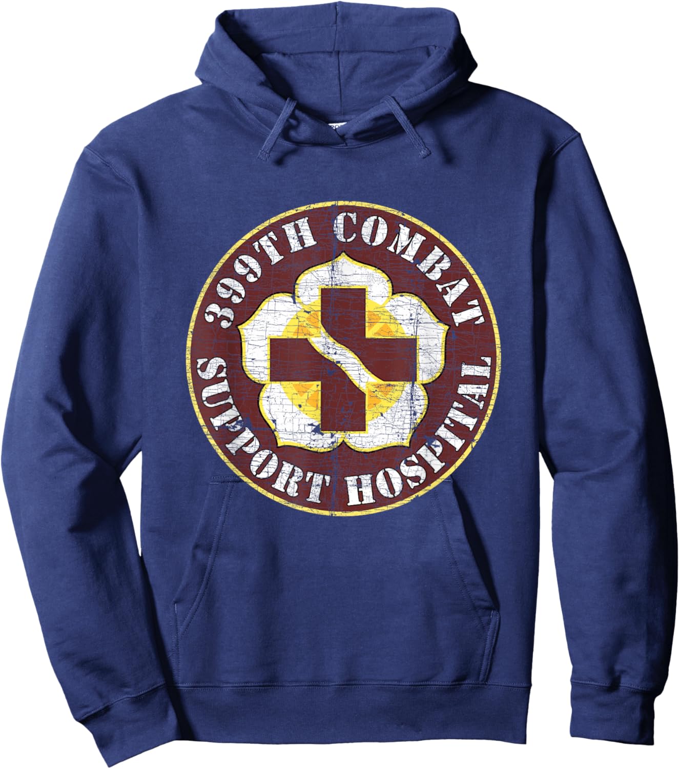 399th Combat Support Hospital Veterans Day Vintage Gifts Hoodie - Hoodie | Navy