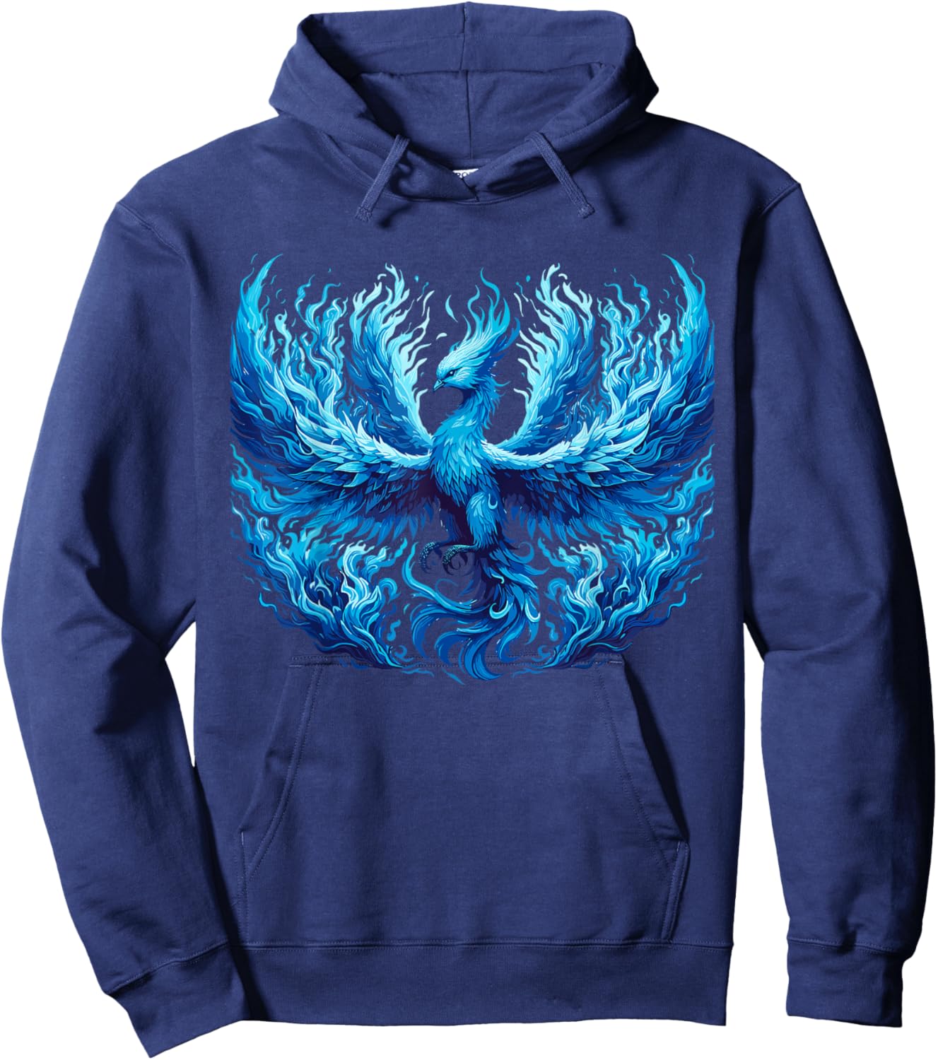 Phoenix Fire Bird Blue Fenix Hoodie - Hoodie | Navy