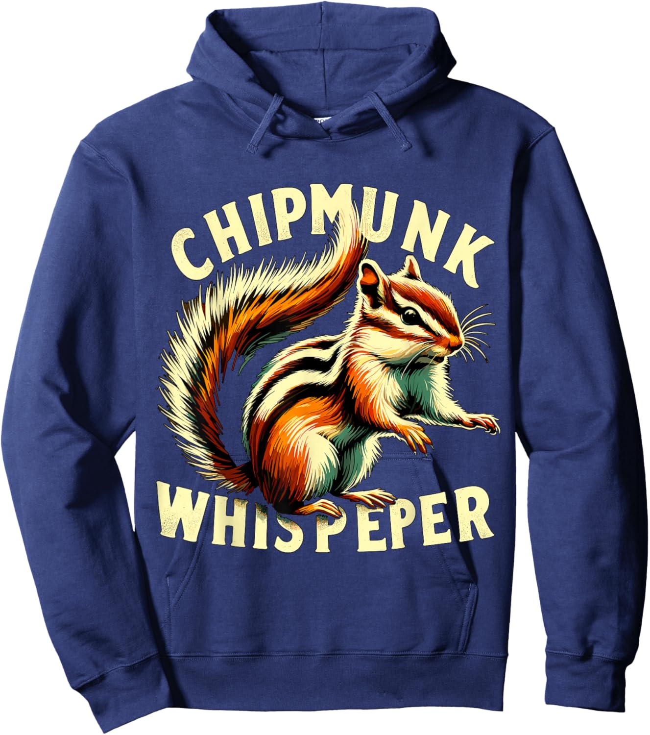 Chipmunk Whisperer Hoodie - Hoodie | Navy