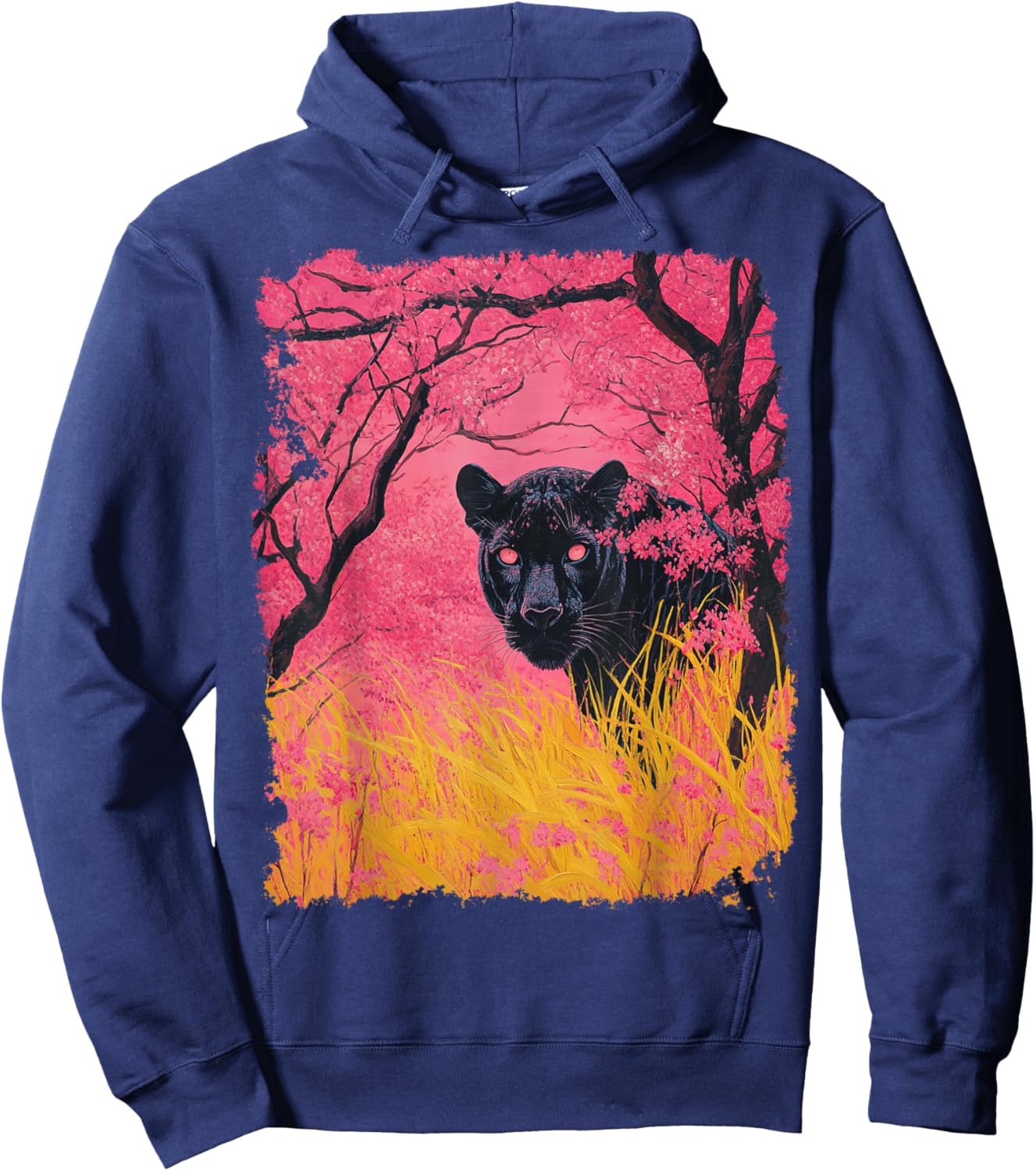 Pink Panther Black Hoodie - Hoodie | Navy