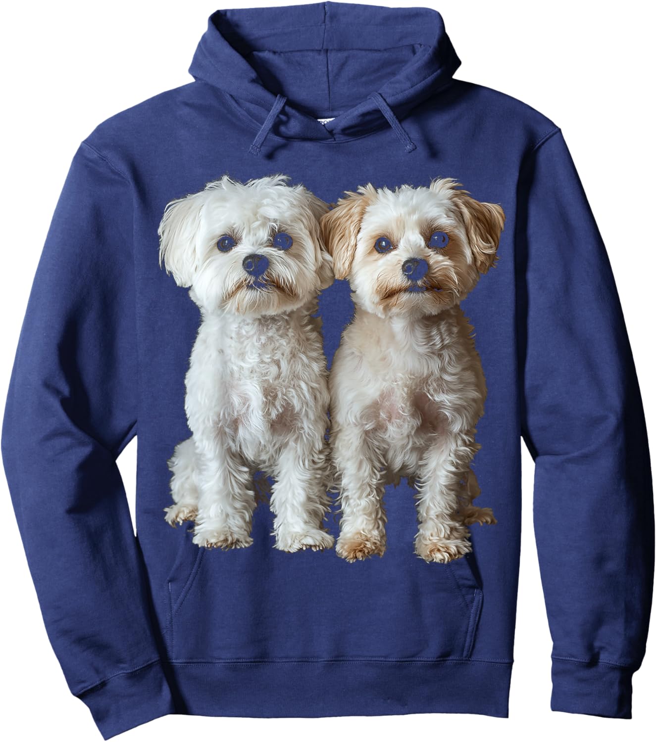 Maltipoo Dog Motif Pet Artwork Maltipoo Men Women Kids Hoodie - Hoodie | Navy