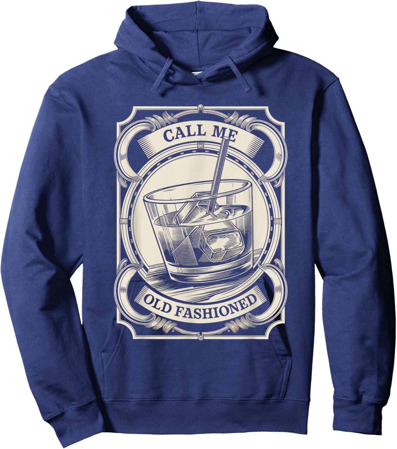 Call Me Old Fashioned Cocktail Whiskey Drink Old Fashioned Hoodie - Hoodie | Navy