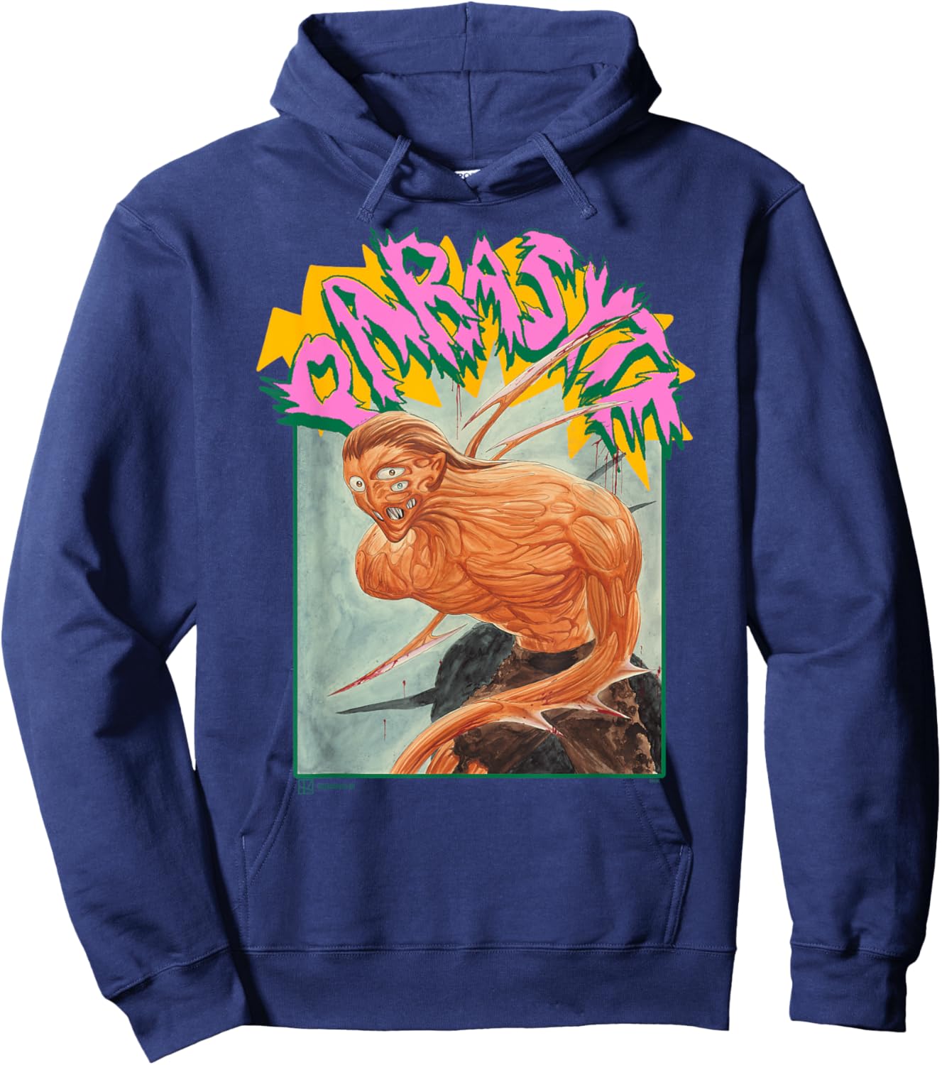 Ripple Junction x Parasyte Gotou Monster Form Jumbo Print Hoodie - Hoodie | Navy