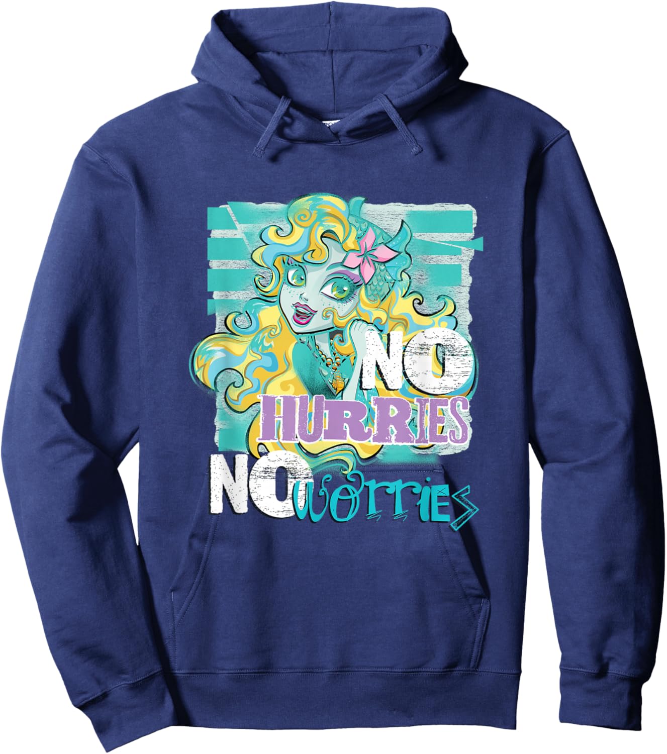Monster High Alumni - Lagoona No Hurries No Worries Hoodie - Hoodie | Navy