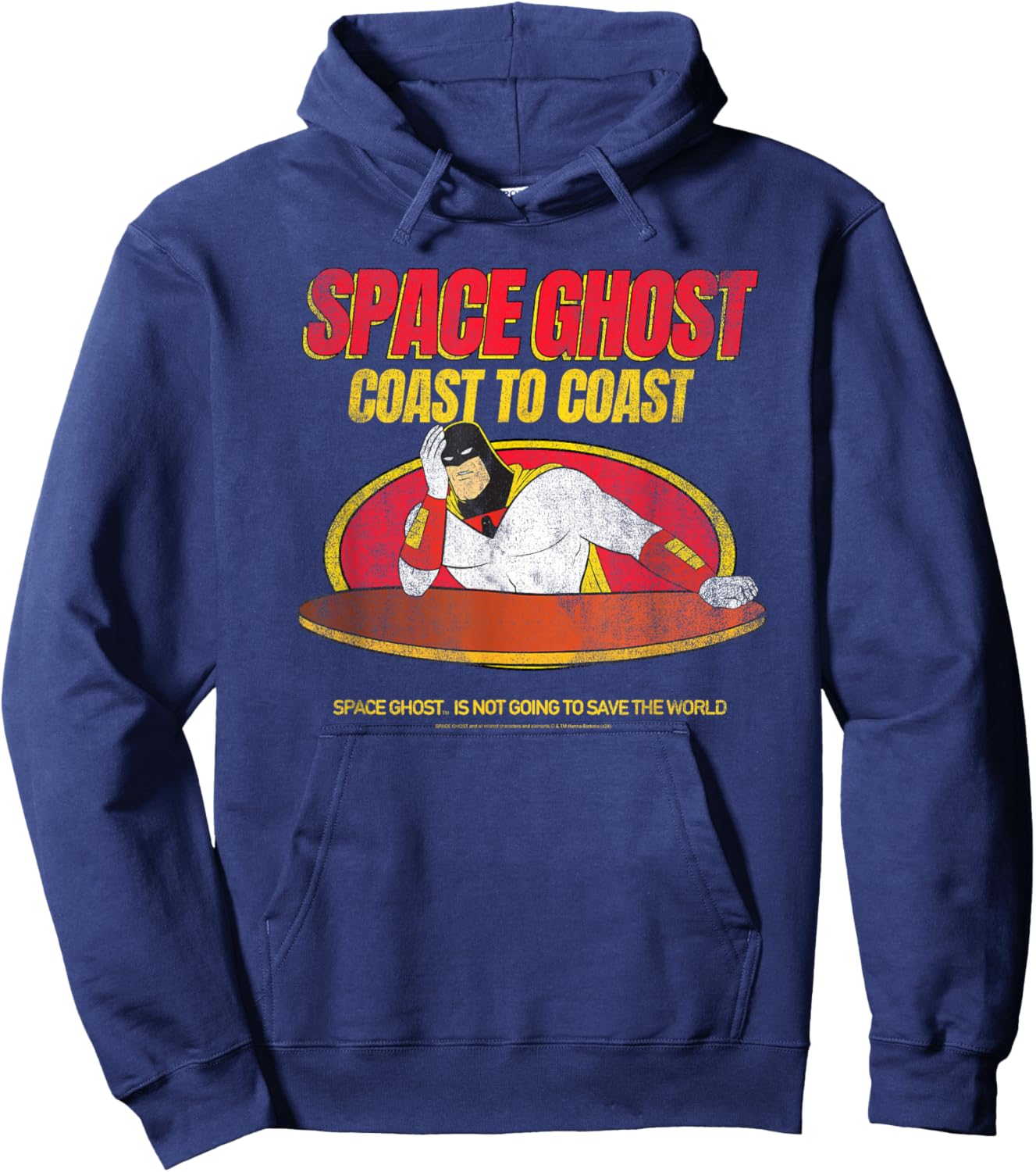 Space Ghost Coast to Coast Upset Hero Hoodie - Hoodie | Navy