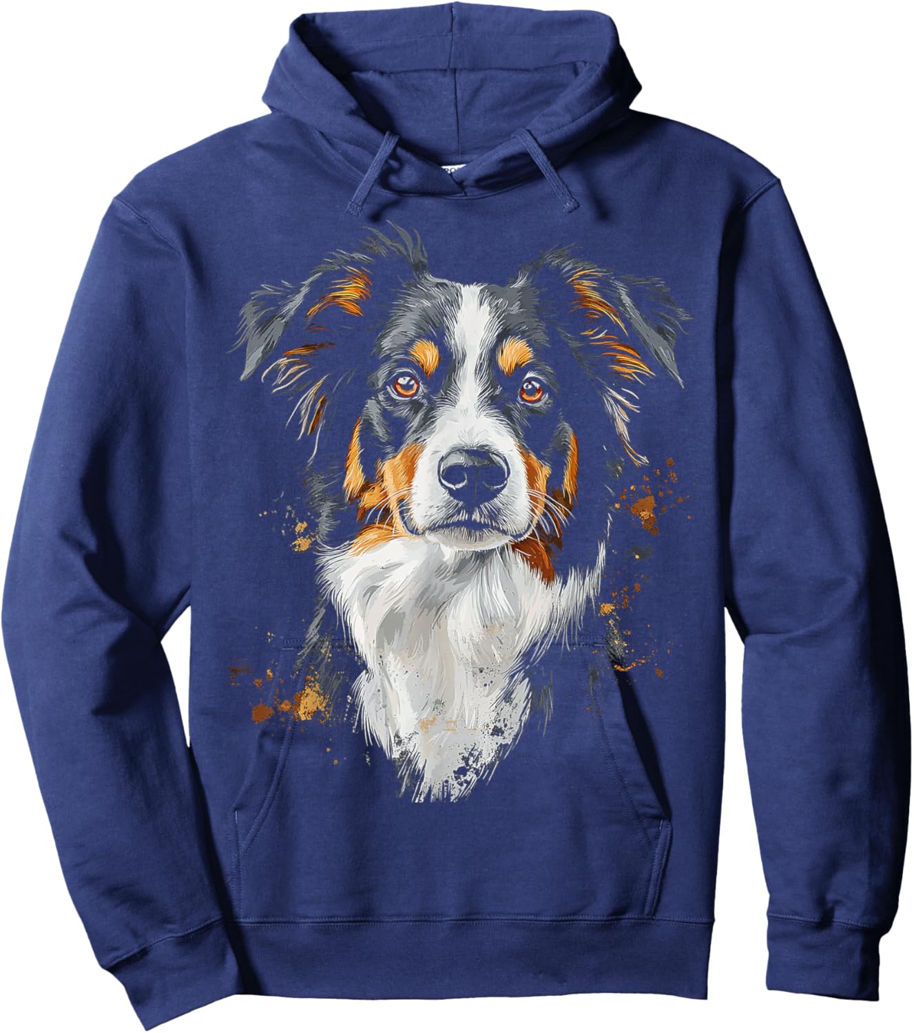 Australian Shepherd Dog Graphic Pet Australian Shepherd Hoodie - Hoodie | Navy