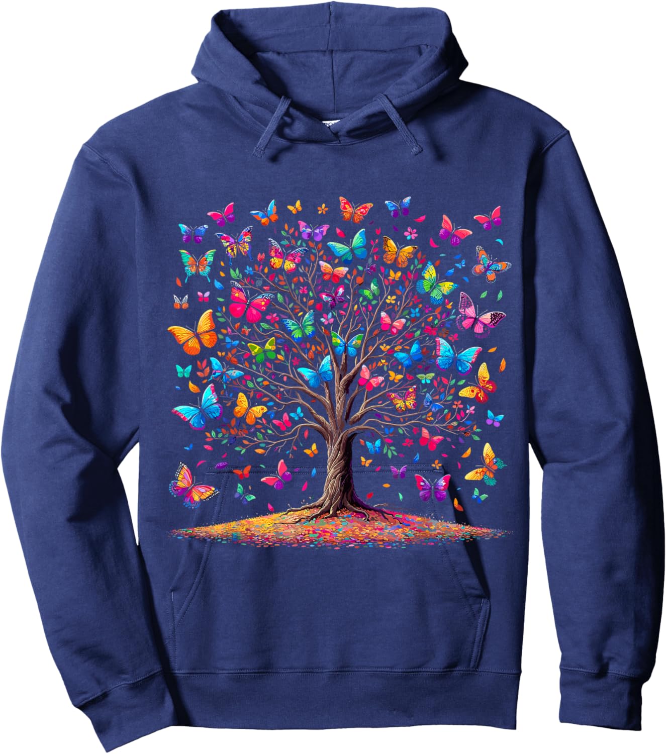 Butterfly Tree Hoodie - Hoodie | Navy