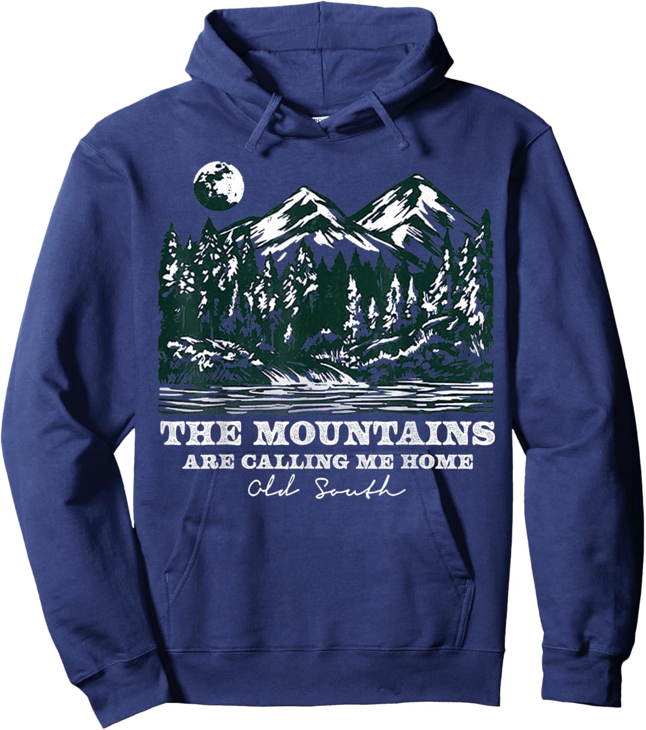 The Mountains Are Calling Me Home Hoodie - Hoodie | Navy