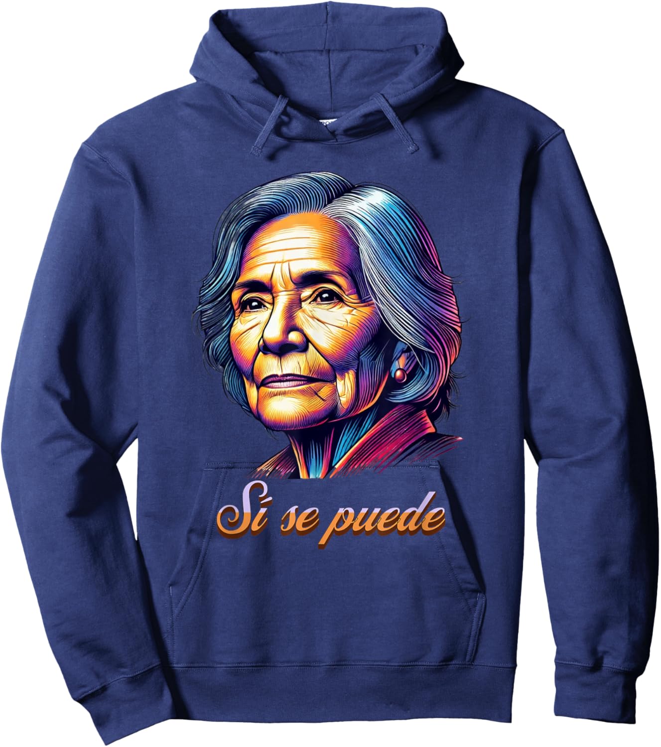 Sí se puede - Dolores Huerta Inspired Design Hoodie - Hoodie | Navy