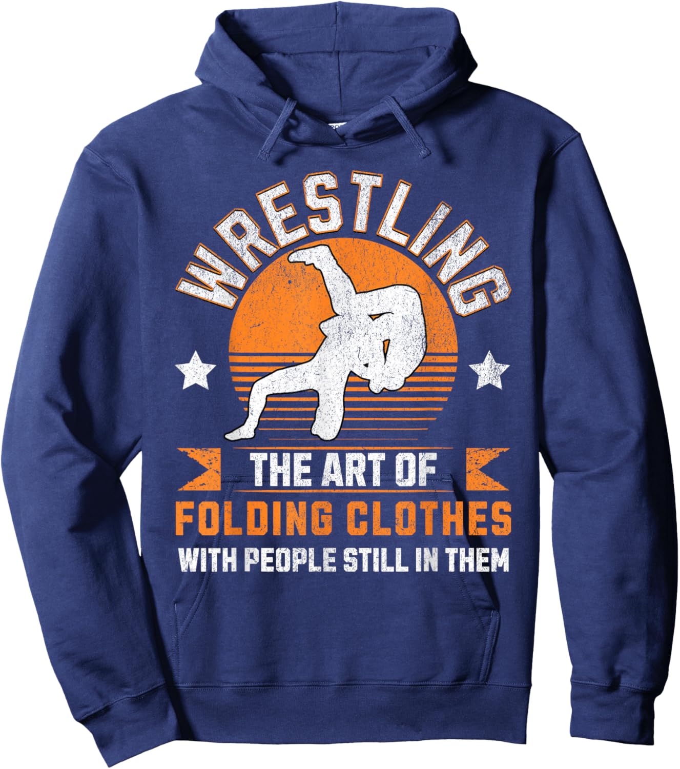 Funny Wrestling Apparel Women & Kids Hoodie - Hoodie | Navy