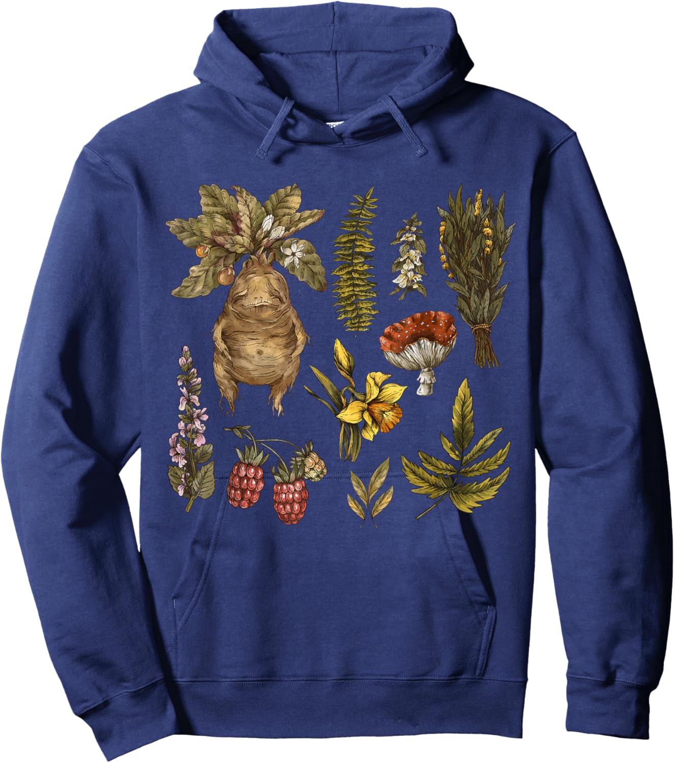 Herbalist Remedies Herbalism Mandrake Hoodie - Hoodie | Navy