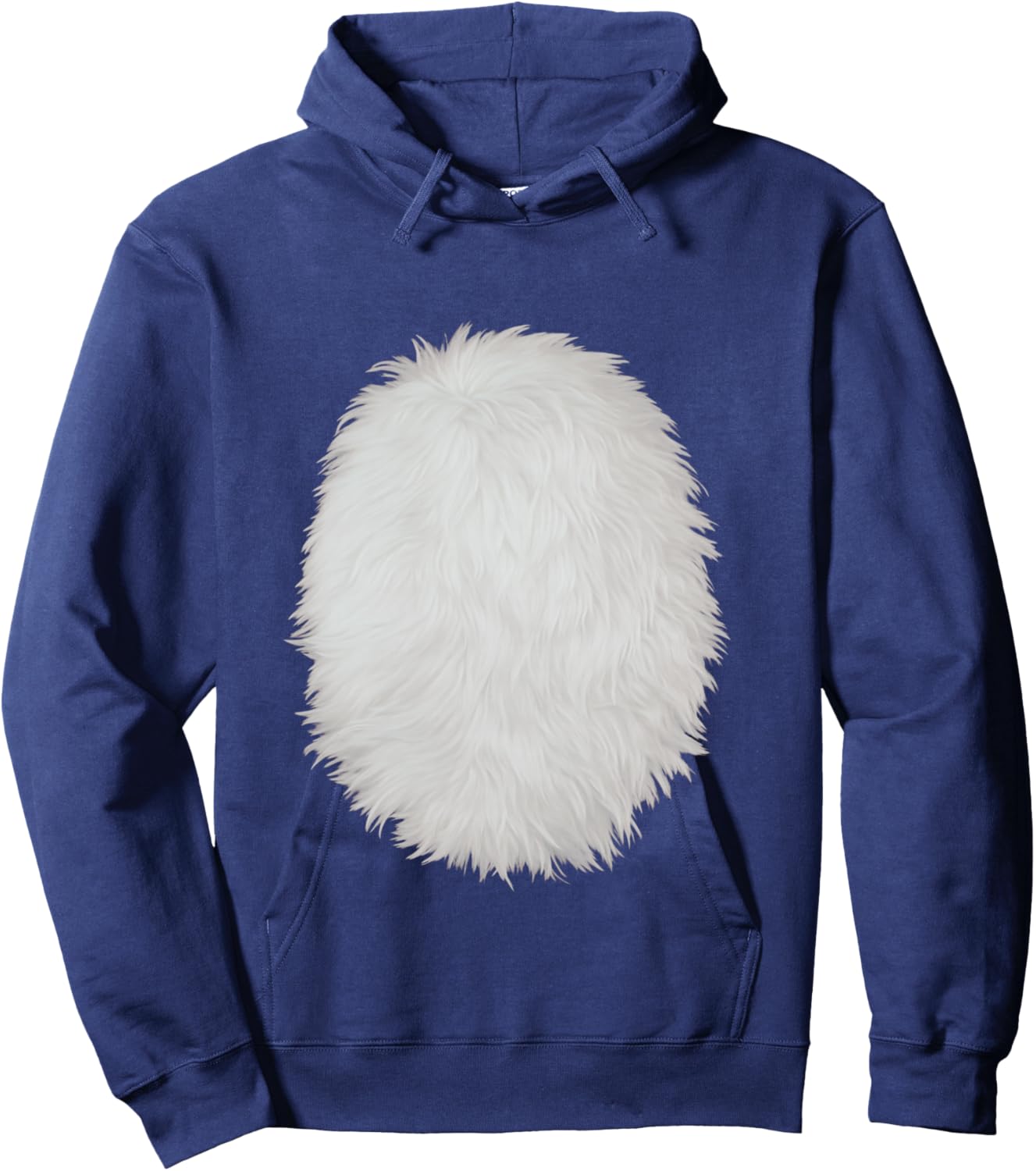 White Belly Costume DIY Cosplay Panda Bear Cat Skunk Deer Hoodie - Hoodie | Navy