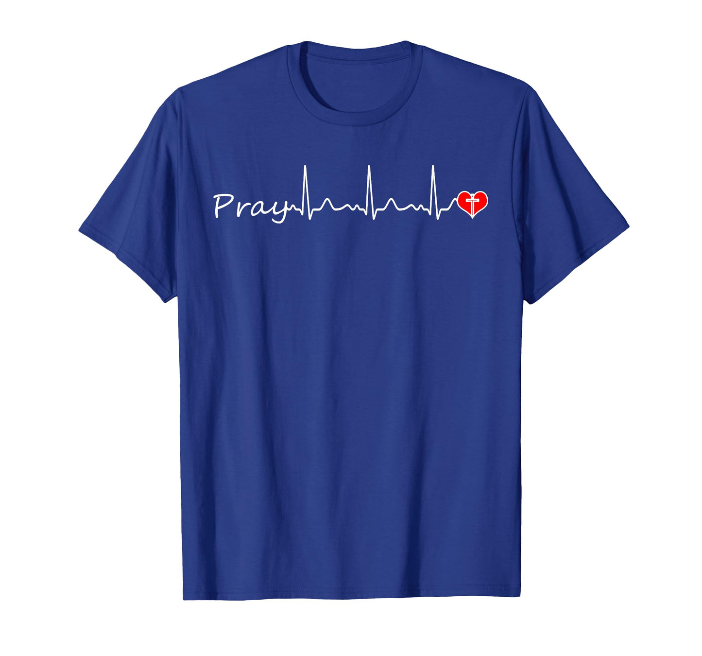 Heartbeat Pray - Christian Faith Church Outfit Baptism Gifts T-Shirt