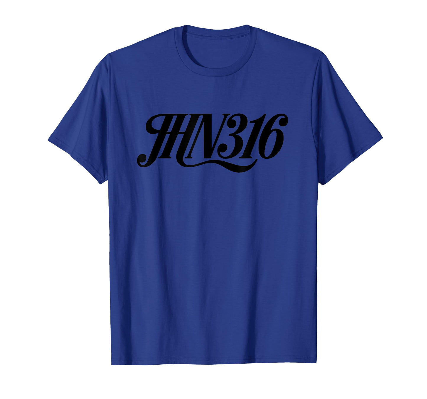 Christian JHN 316 Bible Jesus God Faith Christianity Artwork T-Shirt