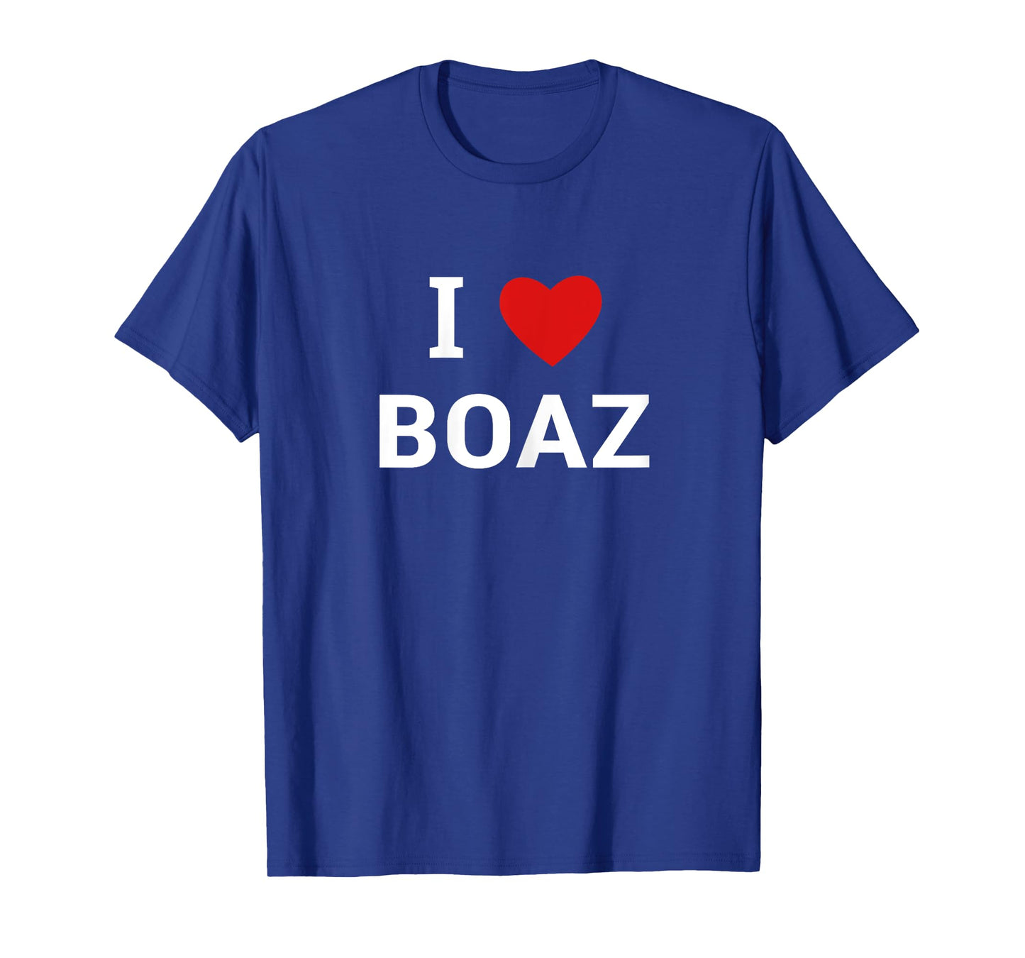 I Love Boaz Study of Ruth Bible Verse T-Shirt