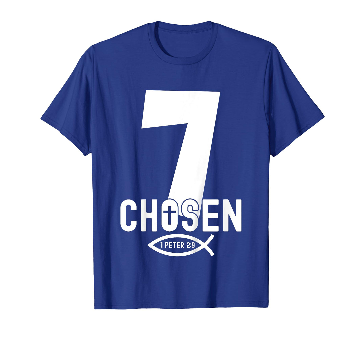 Religious Chosen 7 Years Jesus 7TH Birthday T-Shirt