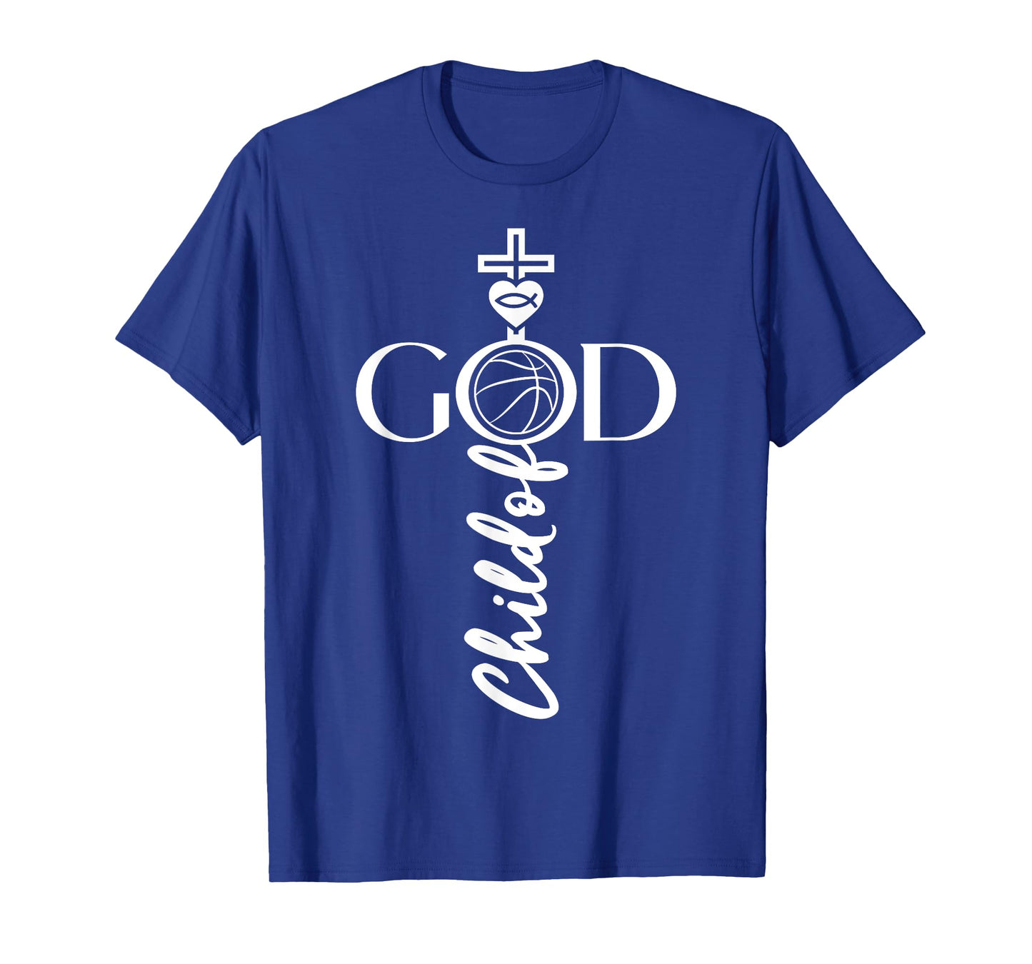 Religious Jesus Basketball Child of God Basketball T-Shirt