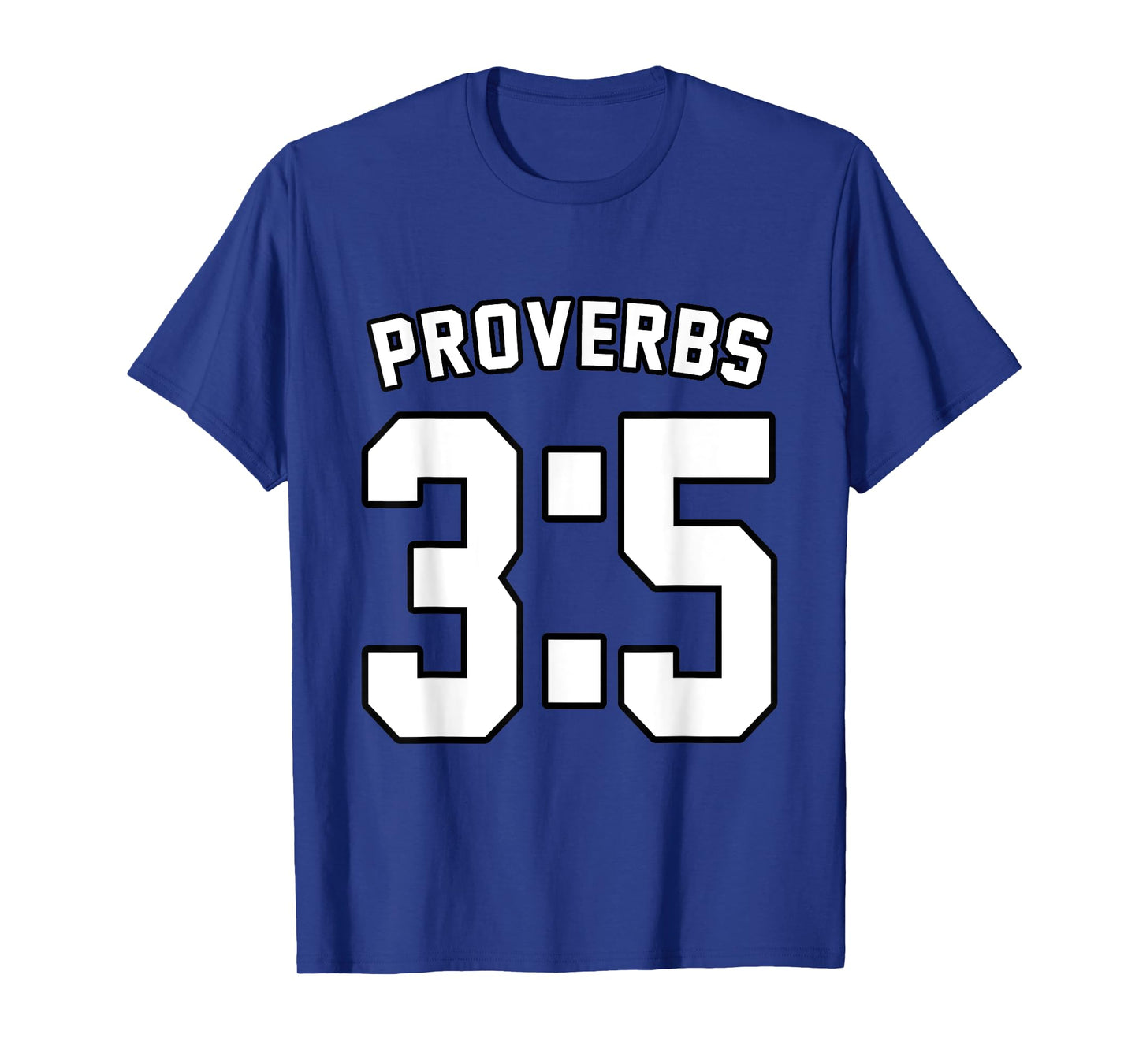 Proverbs 3:5 Sports Jersey Christian Motivation Apparel T-Shirt