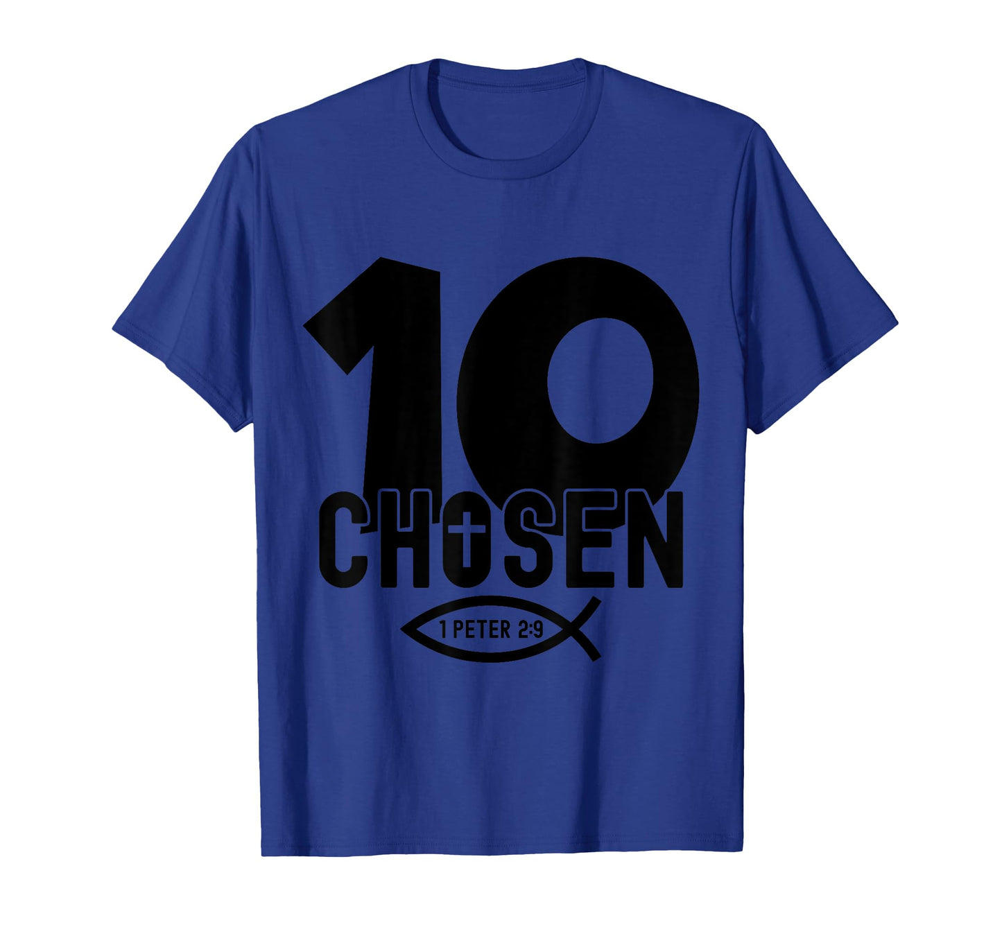 Chosen 10 Religious 10 Years Jesus 10TH Birthday T-Shirt