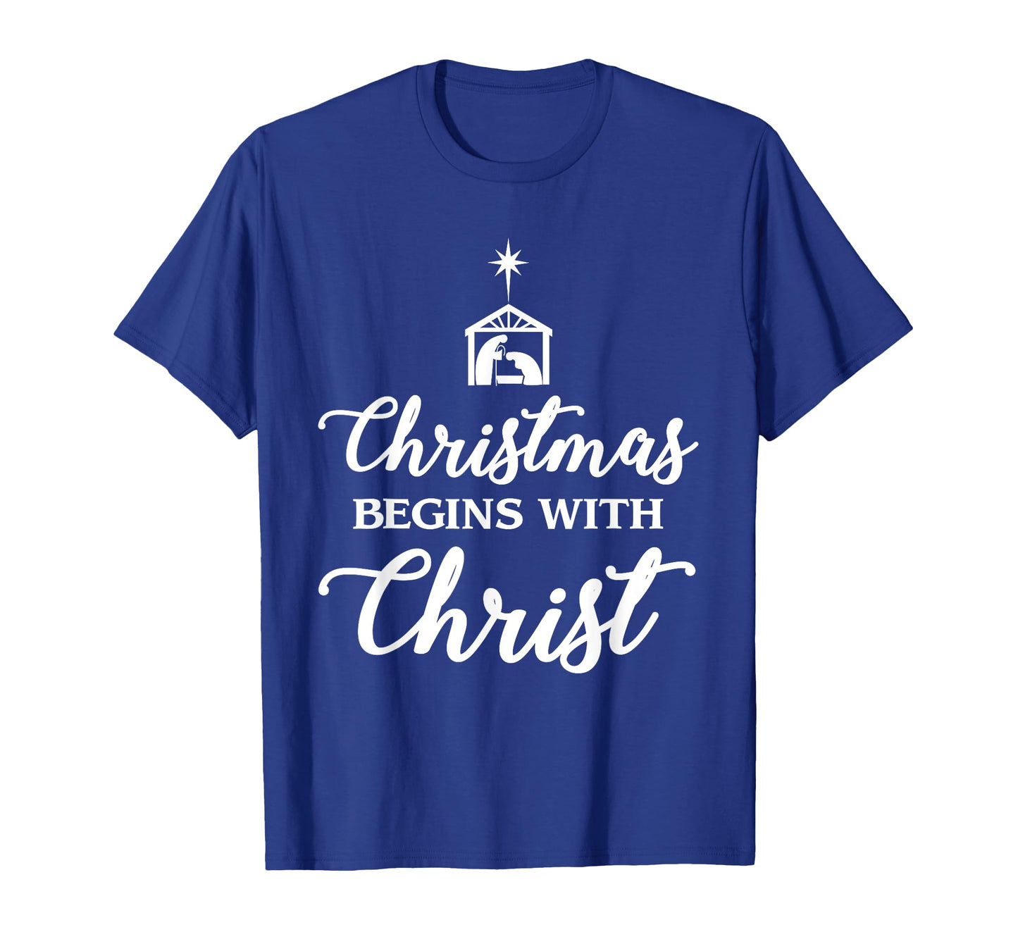 Christmas Begins With Christ Christmas T-Shirt T-Shirt
