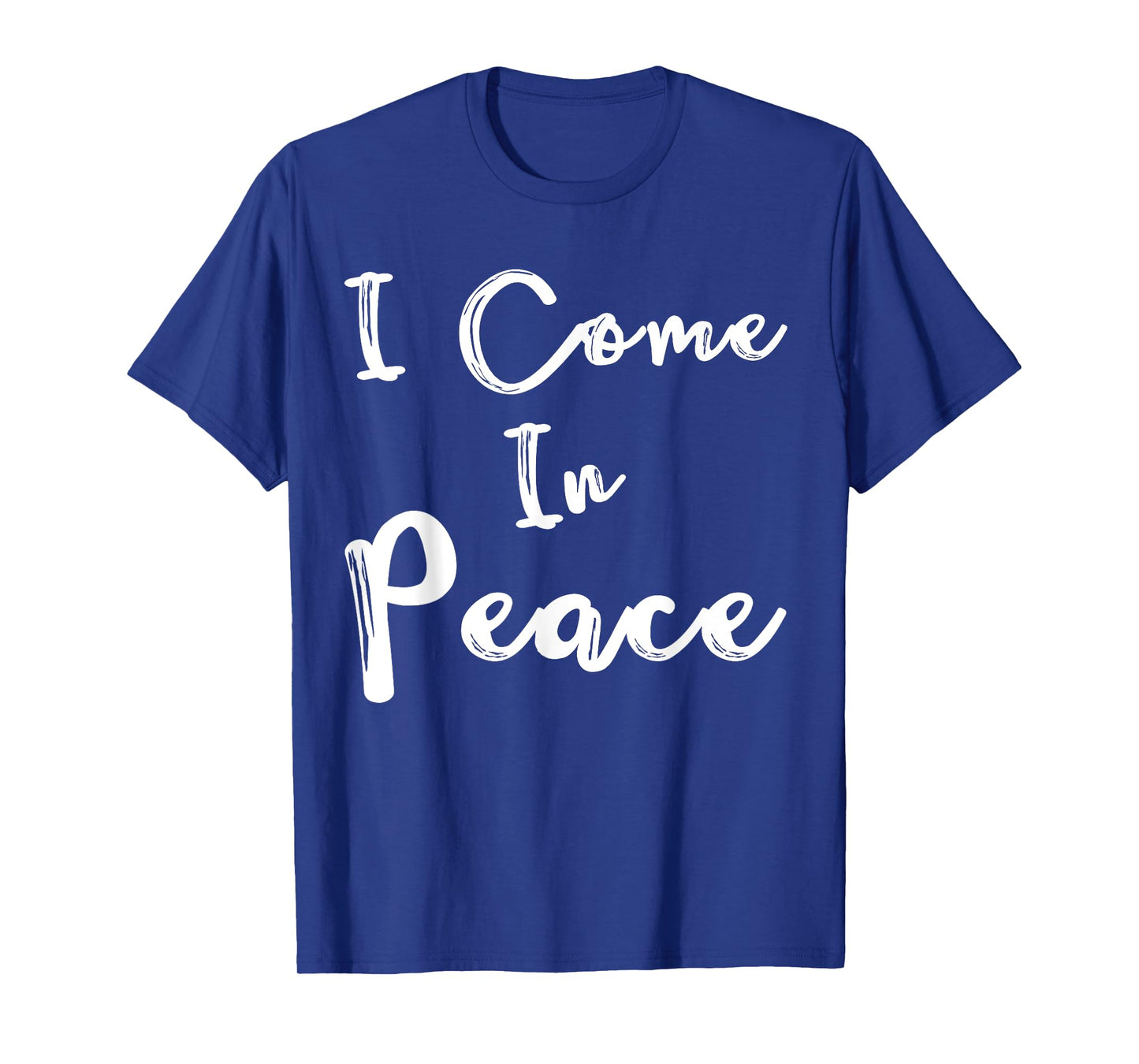 Womens Shirt I Come in Peace I'm Peace Funny Matching Couple T-Shirt
