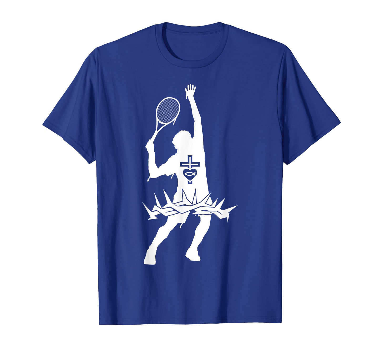 Religious Jesus Tennis Christ GOD Tennis T-Shirt