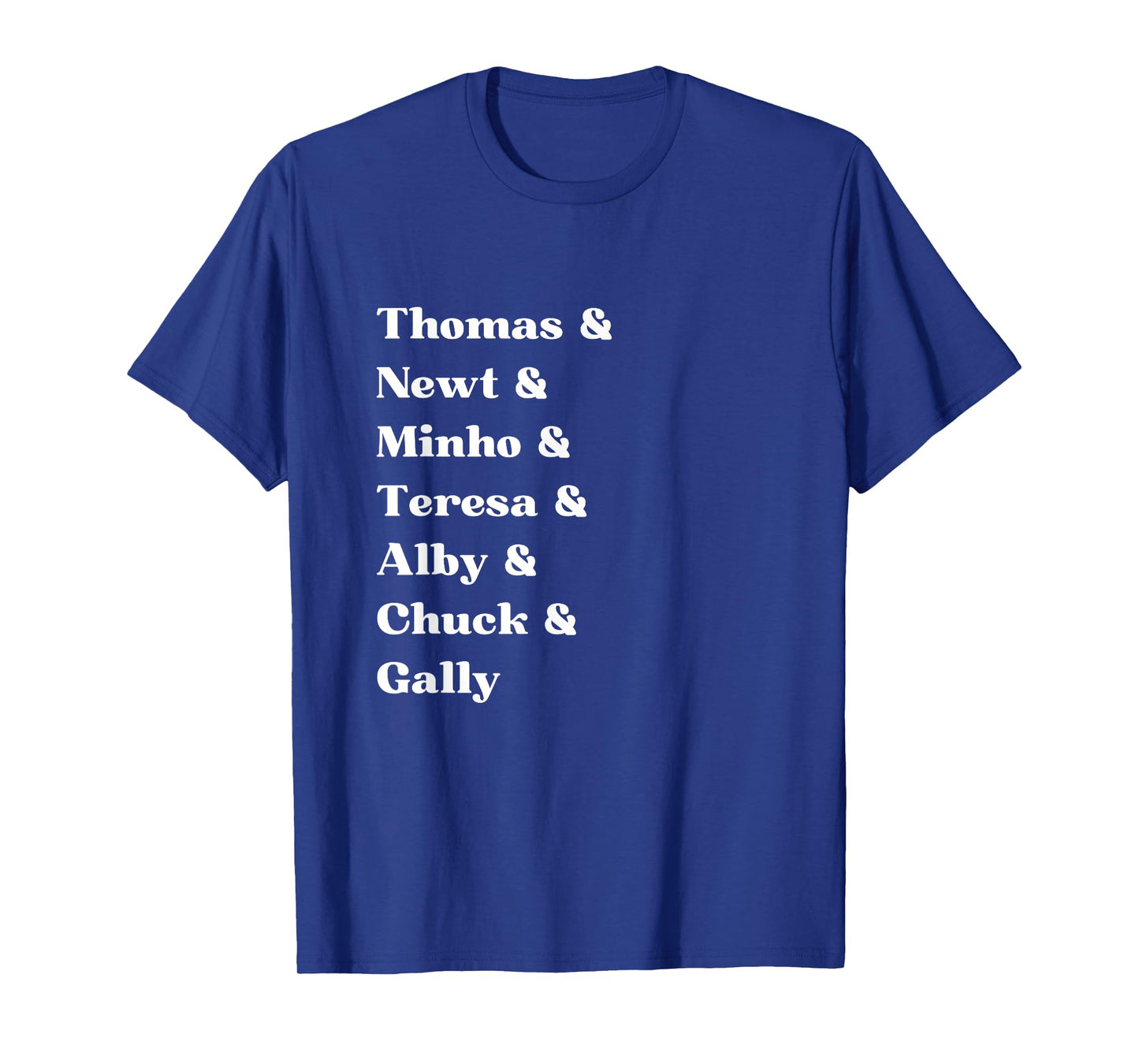 Minimalist Character Names The Maze Runner Fantasy Reader T-Shirt