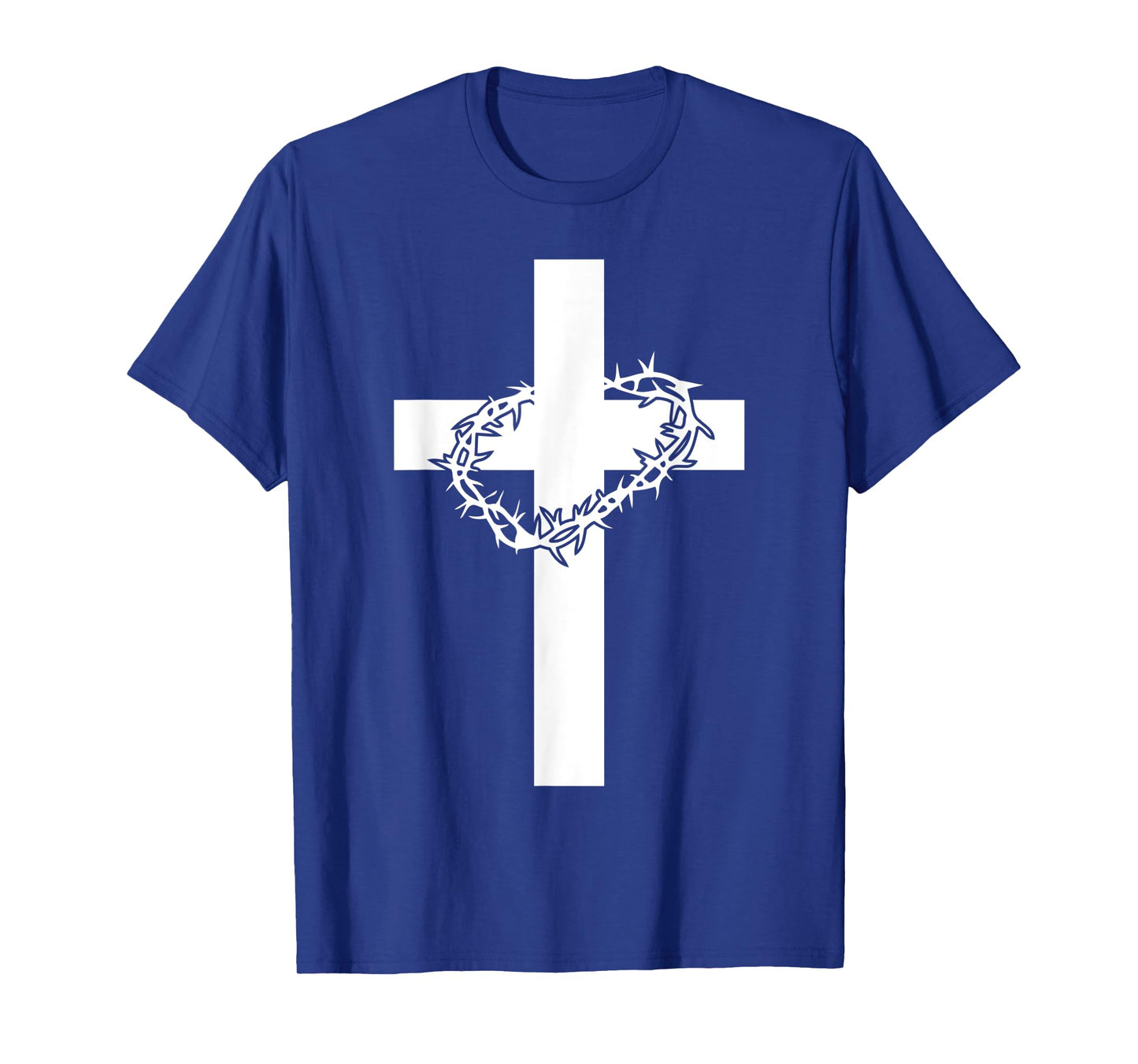 Cross Crown Of Thorns Jesus Christ Martyr Christianity T-Shirt