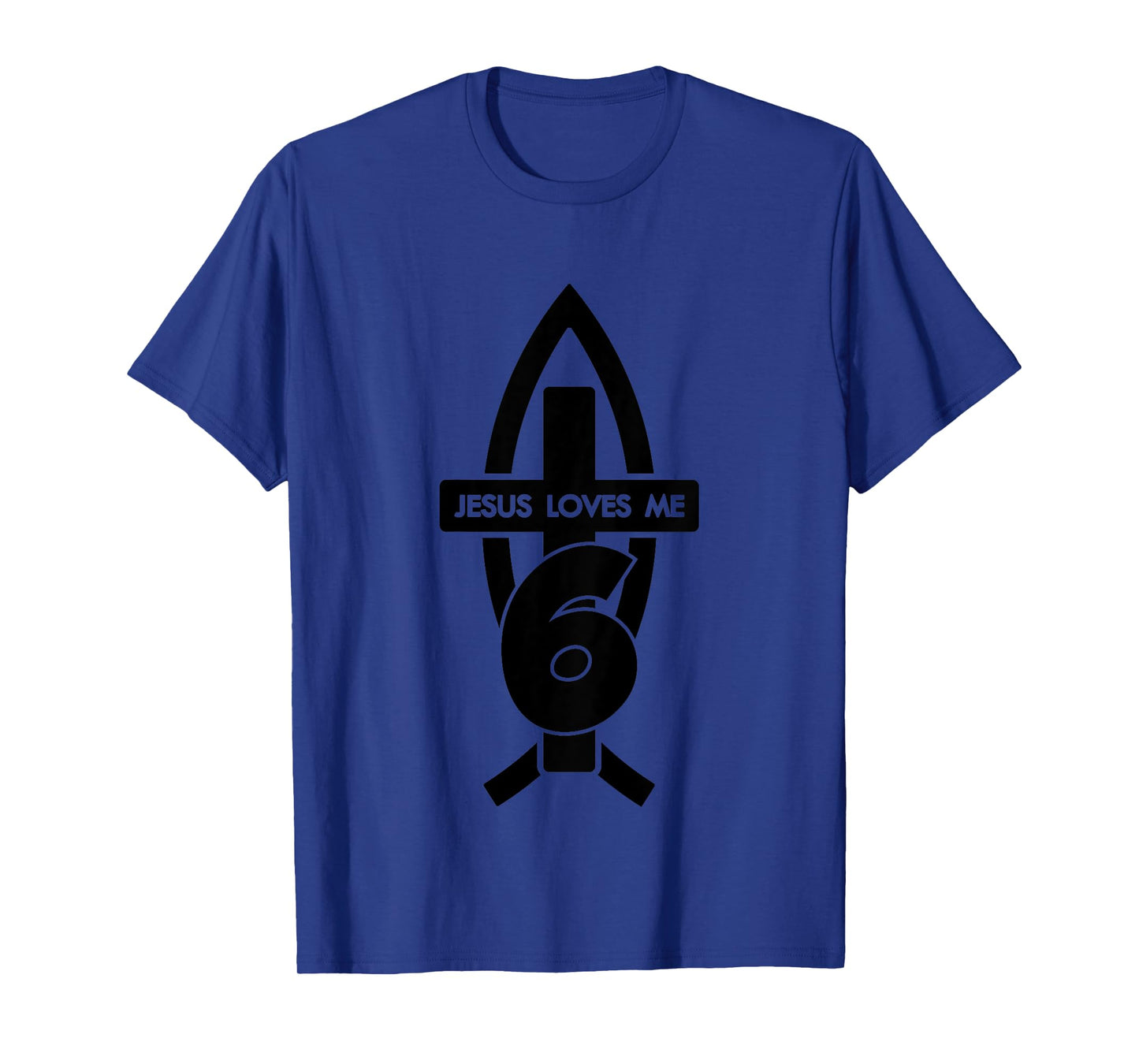 Jesus Loves ME 6 Religious 6 Years Jesus 6TH Birthday T-Shirt