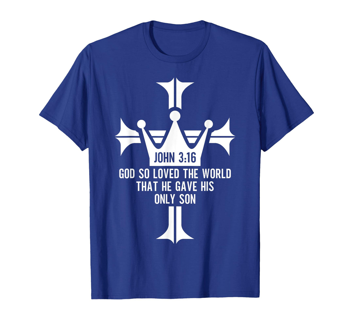 John 3:16 Christian Cross Bible T-Shirt