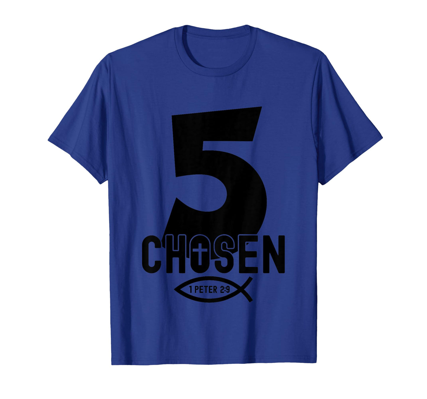 Chosen 5 Religious 5 Years Jesus 5TH Birthday T-Shirt