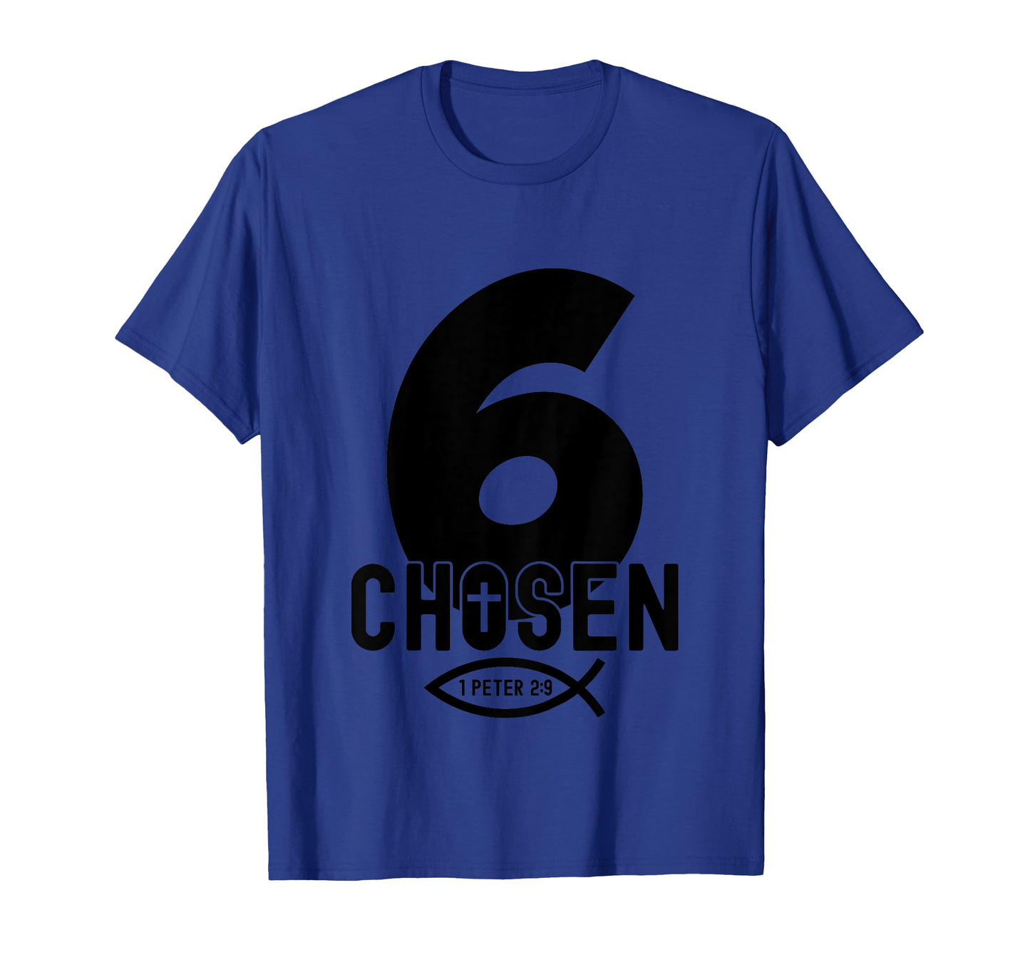 Chosen 6 Religious 6 Years Jesus 6TH Birthday T-Shirt
