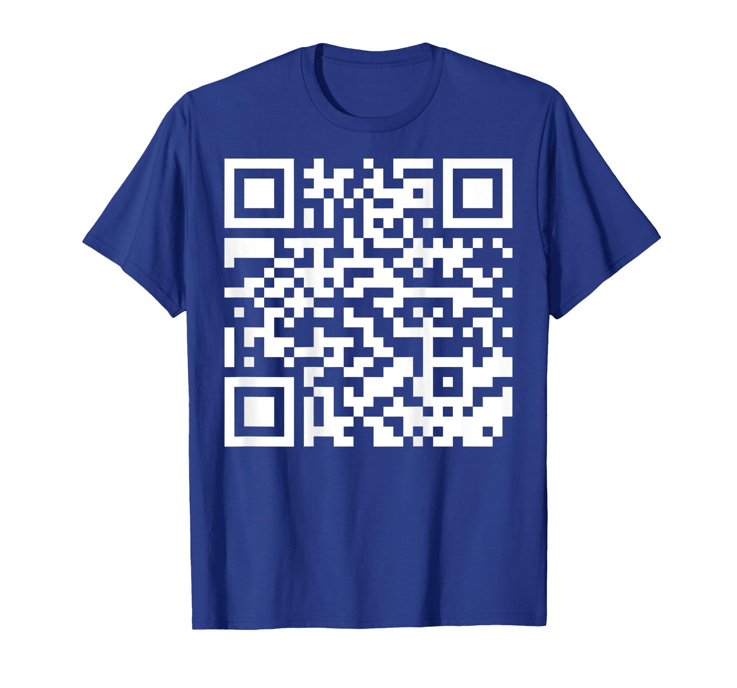 (On Back) Funny QR Fck You Code Middle Finger Sarcasm Saying T-Shirt