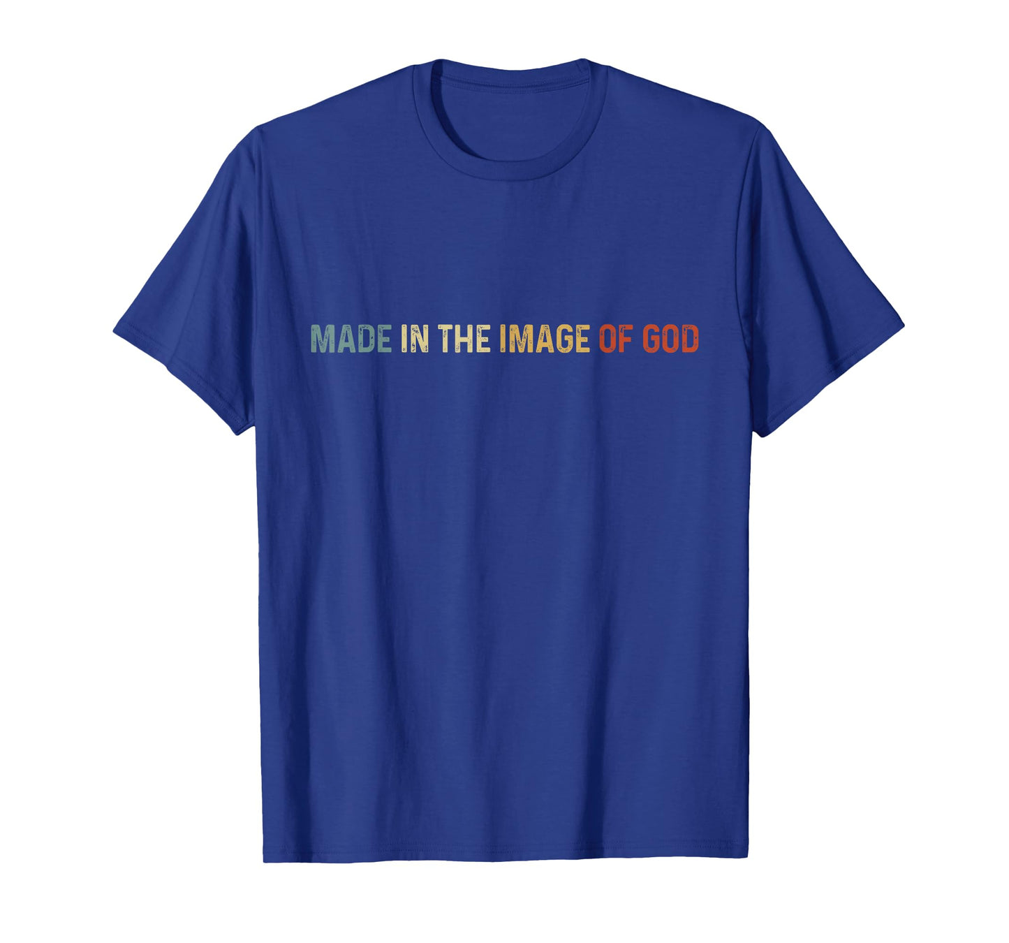 Made in the Image of God Vintag Christian Tee God Bible T-Shirt