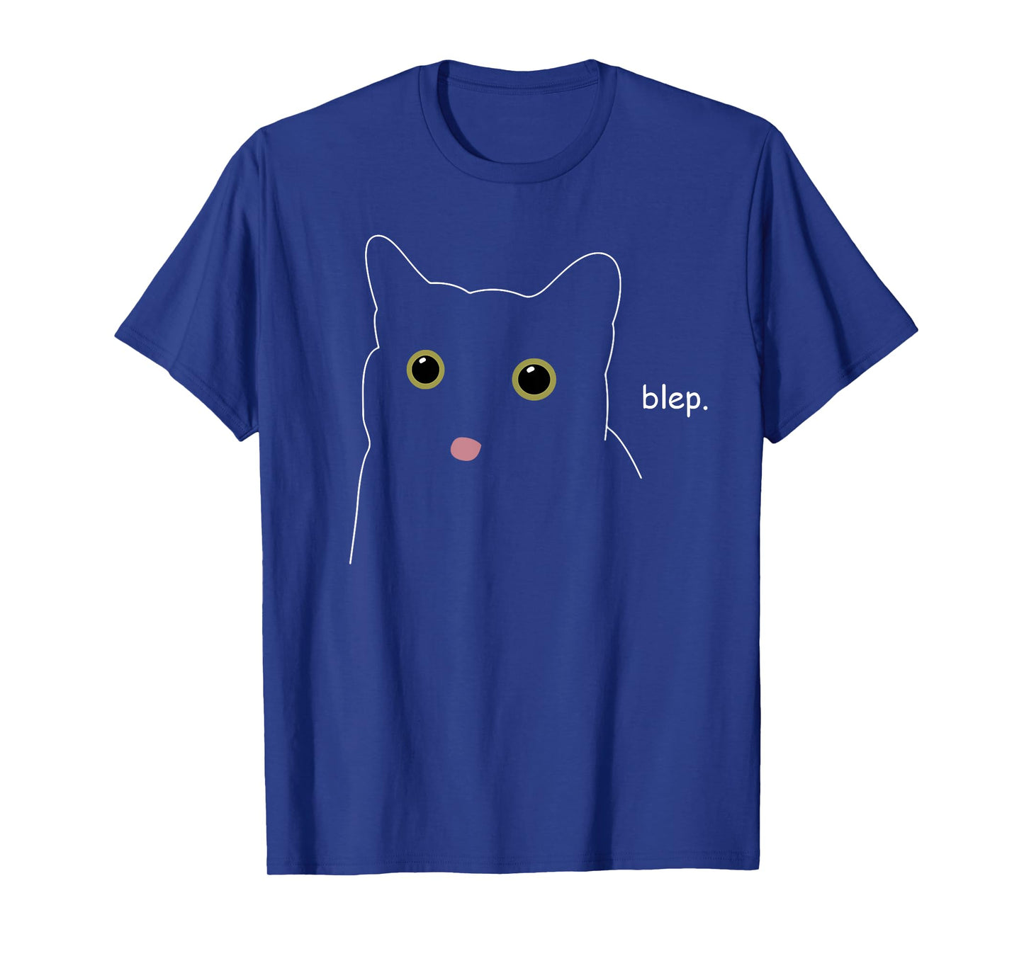 Funny Blep Blep Cute Cat Animals Shirt Black Cat Tee T-Shirt for Men Women Kids