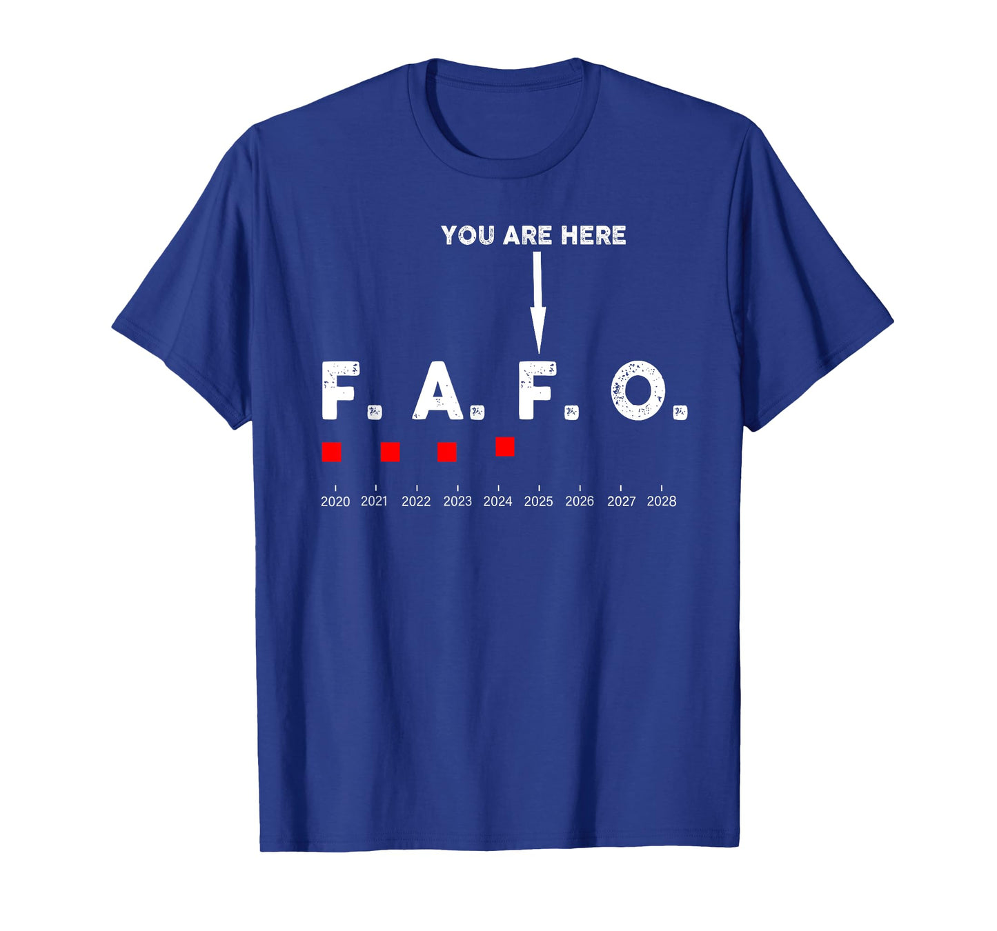 You Are Here Graph 2025 Funny Around and Find Out FAFO Quote T-Shirt