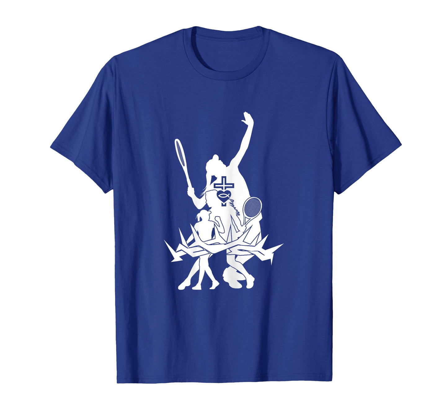 Religious Jesus Tennis Christ Gott Tennis T-Shirt