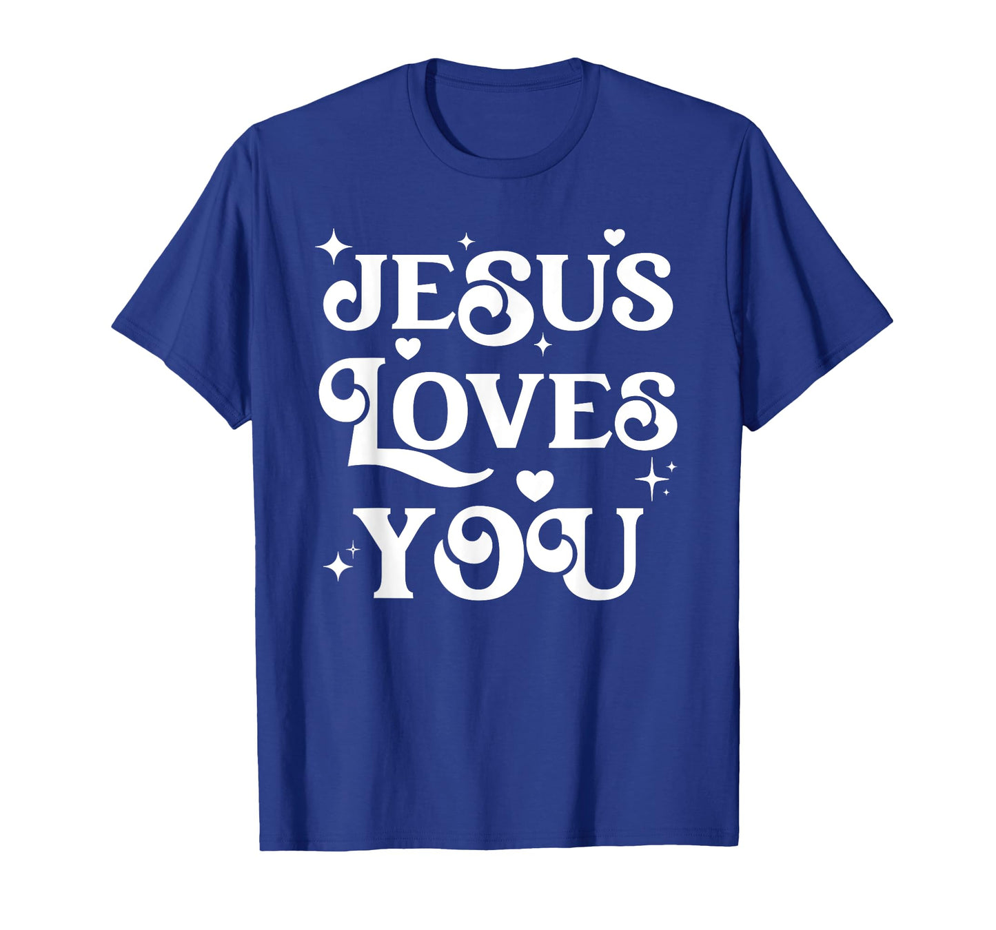 Jesus Loves You Sparklecore Aesthetics Cute Christian T-Shirt