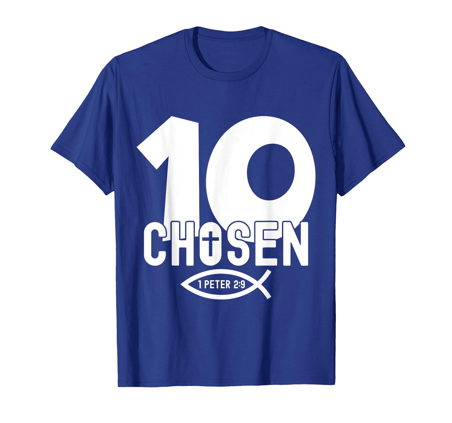 Religious Chosen 10 Years Jesus 10TH Birthday T-Shirt