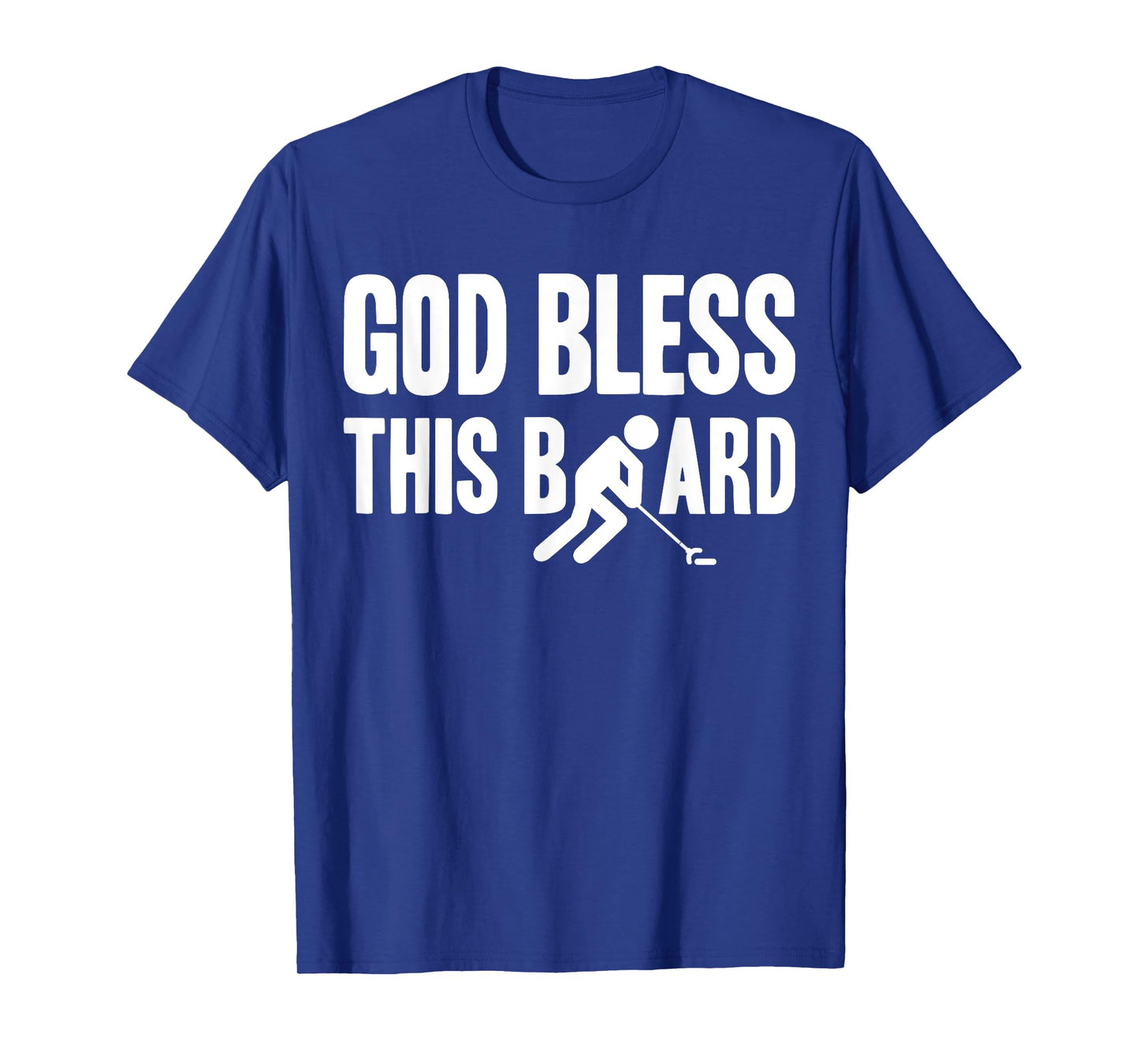 God Bless This Board Shuffleboard Player T-Shirt
