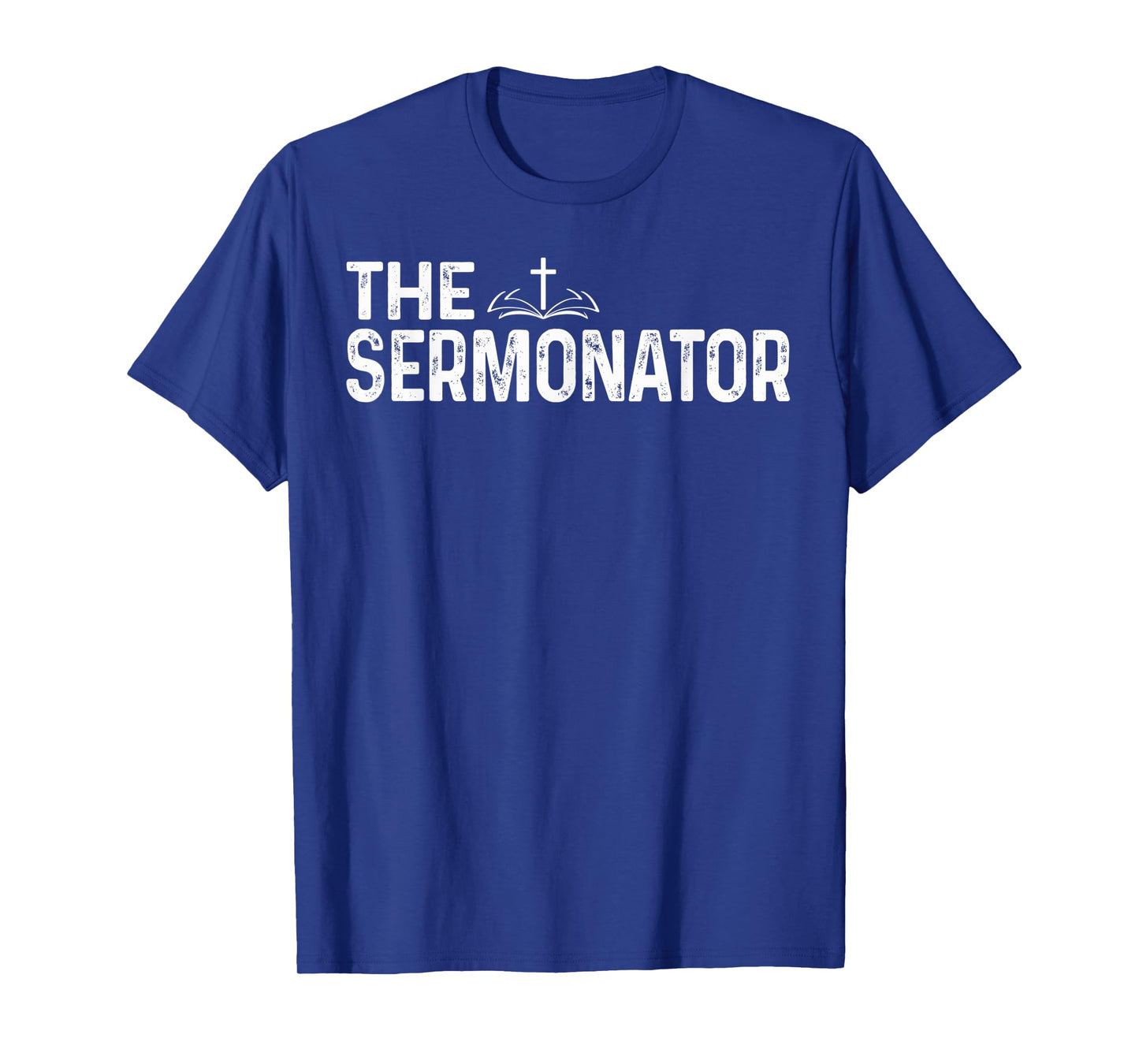 Mens The Sermonator Pastor Christian Parish Clergy Apparel Tee T-Shirt
