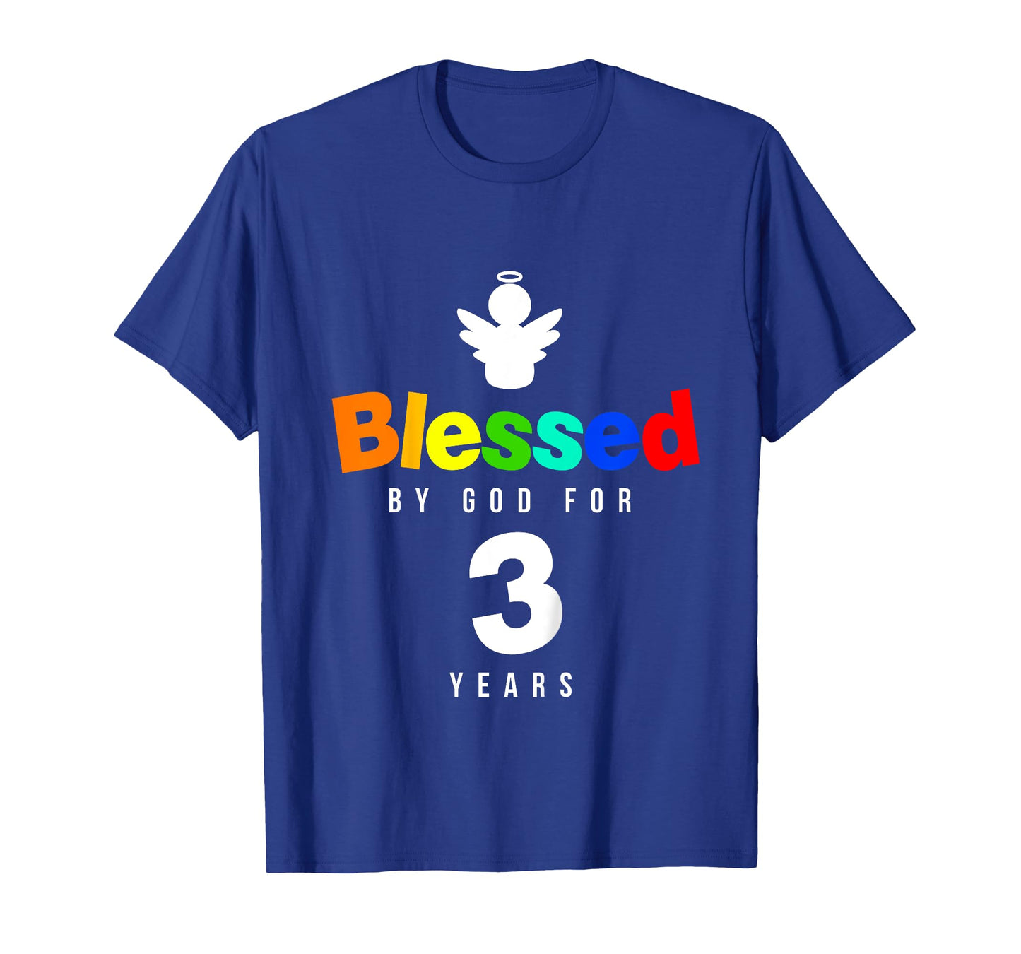 3rd Birthday Christian gift Blessed by God for 3 years old T-Shirt