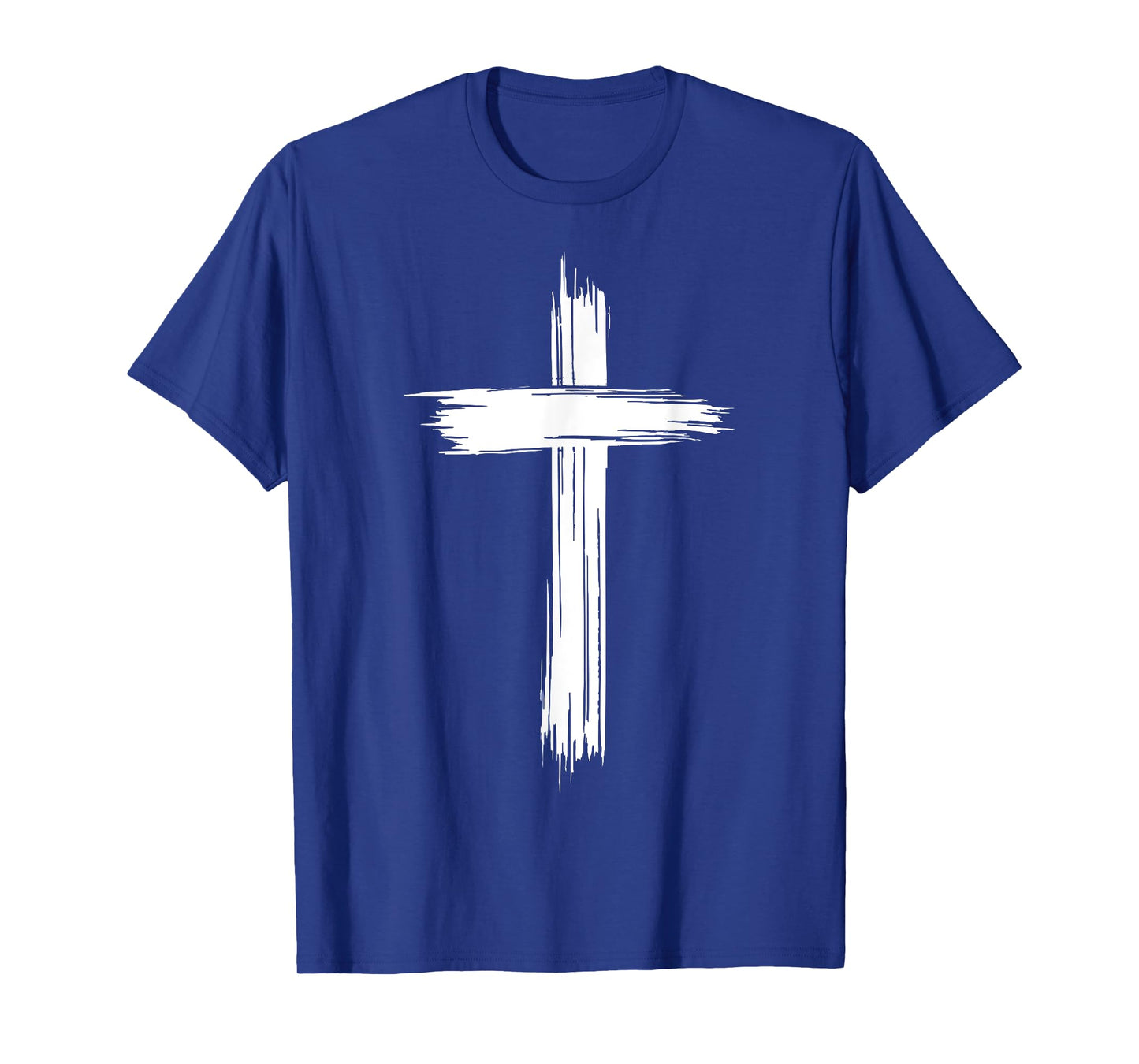Brush Stroke Cross - Christian Faith Cross T-Shirt