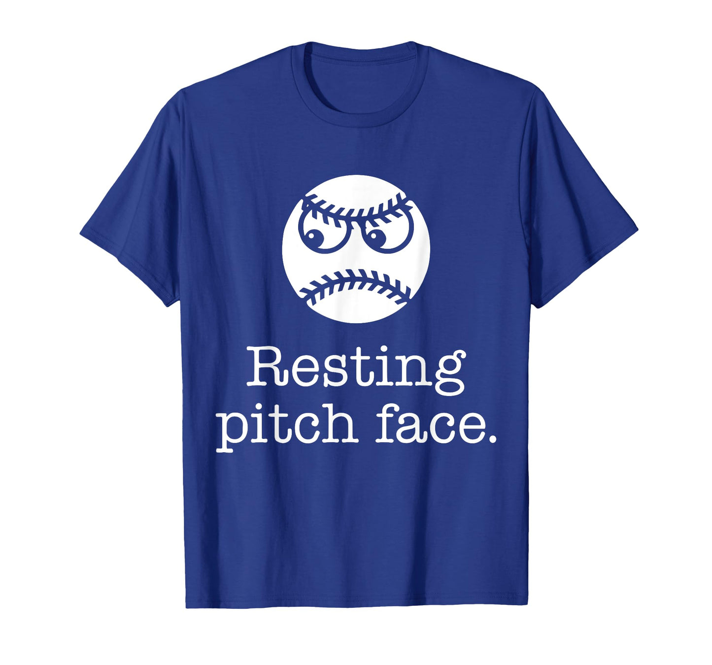 Resting Pitch Face Funny Baseball T-Shirt