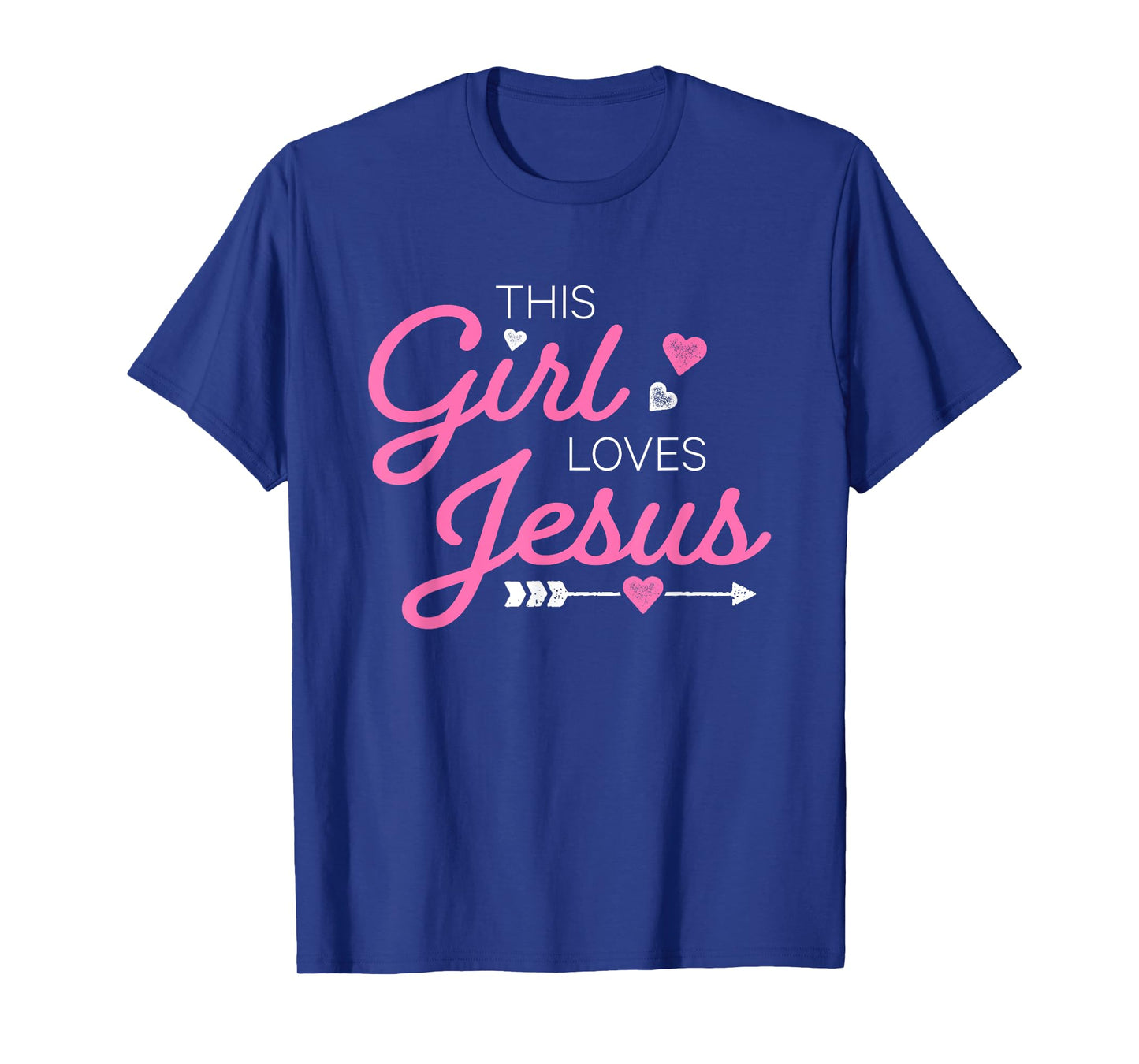 This Girl Loves Jesus For Christian Women Girls Kids Youth T-Shirt