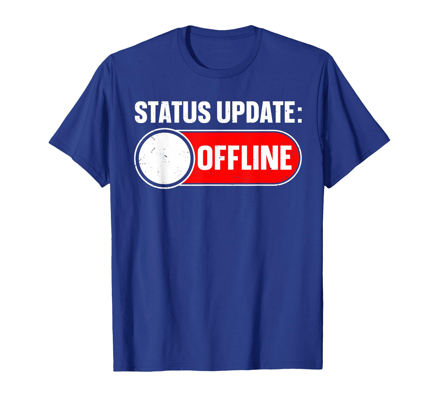 Status Update: Offline Quote for a Social Media Technophobe T-Shirt