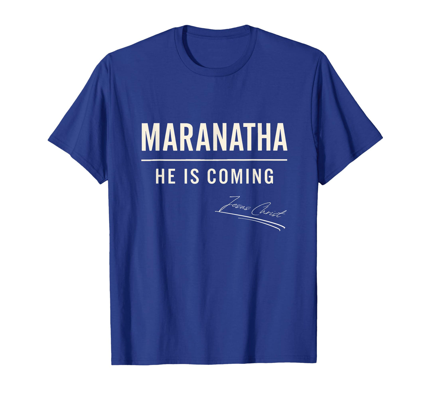 Jesus Is Comming Maranatha Christian Bible Spiritual Vintage T-Shirt