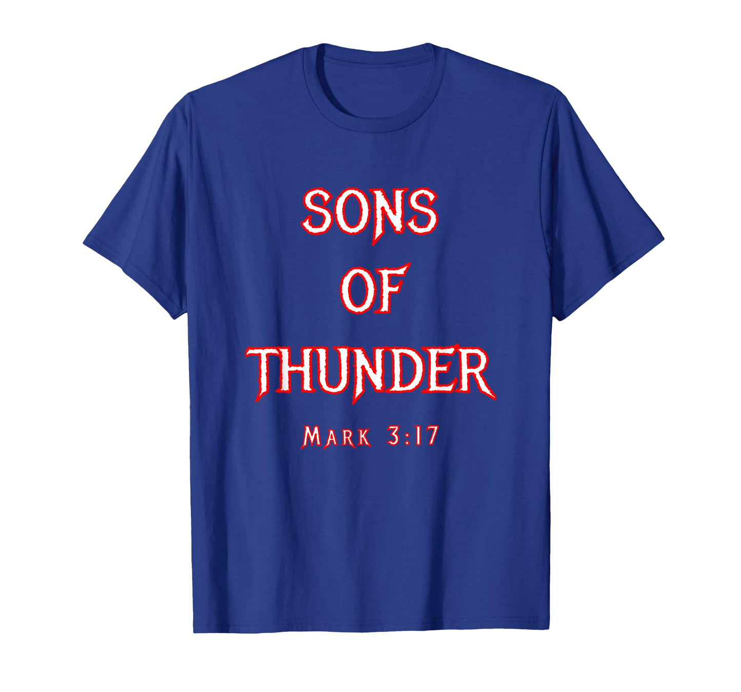 Sons Of Thunder Zebedee James and John Mark 3:17 Bible T-Shirt