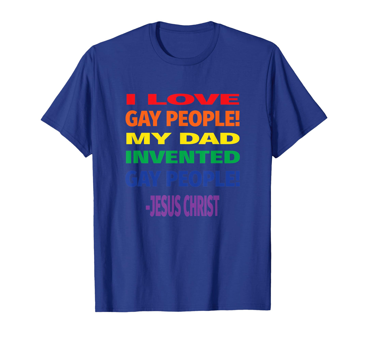 Jesus Loves Gay People Christian Gay Pride T-Shirt